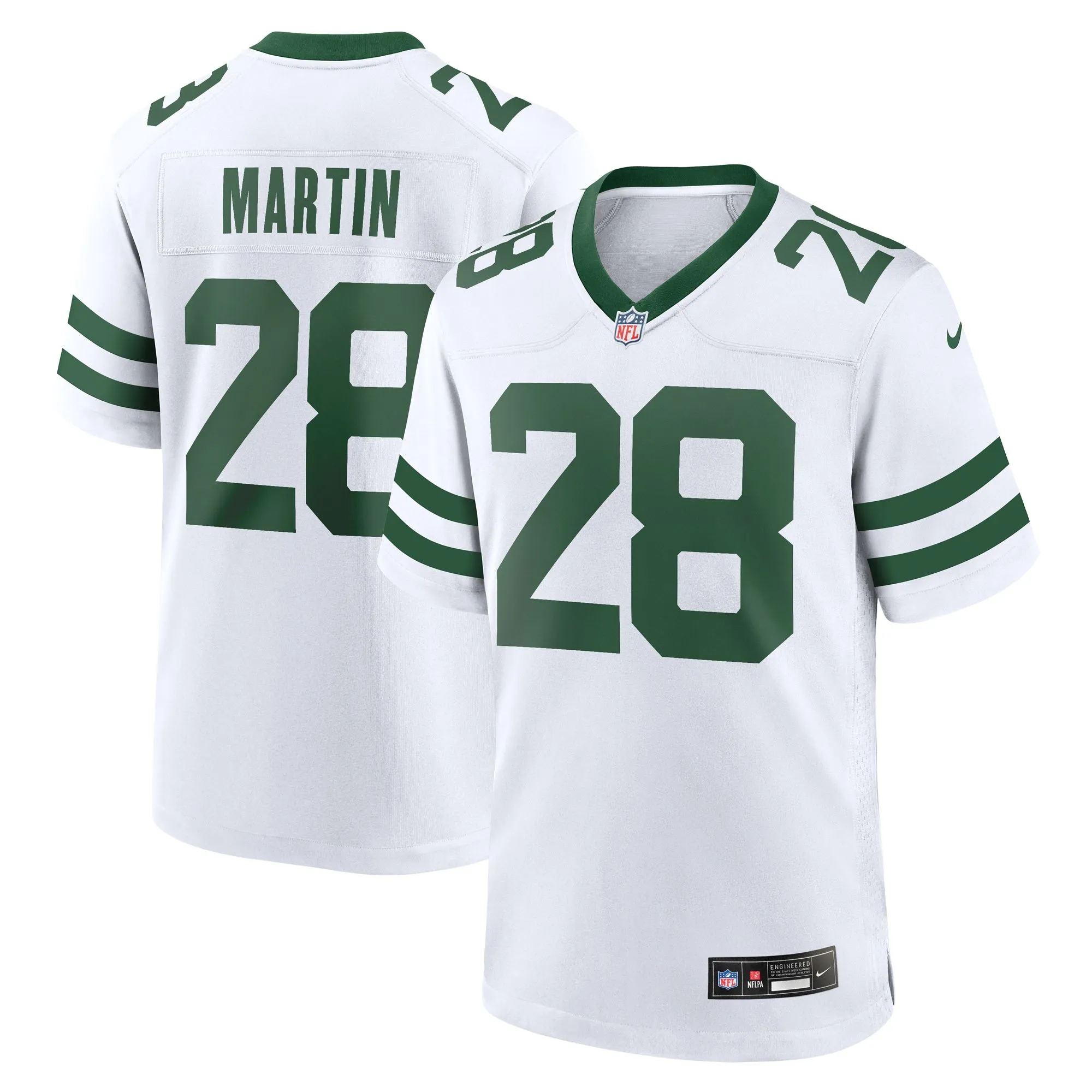 Curtis Martin New York Jets  Legacy Retired Player Game Jersey - White