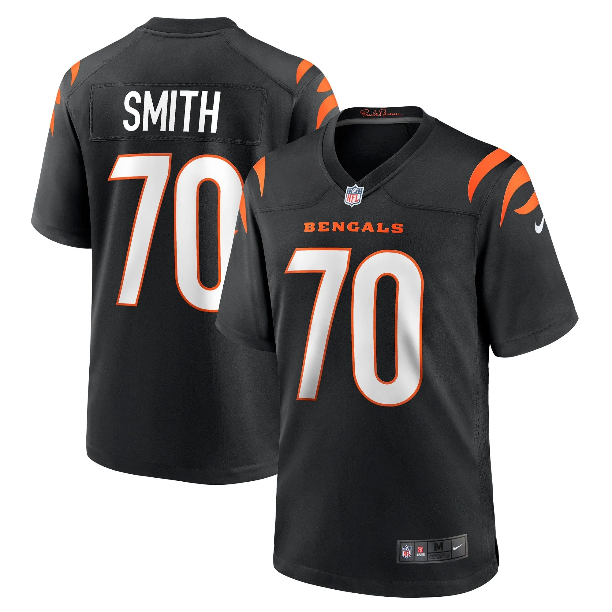 D'Ante Smith Cincinnati Bengals  Game Jersey - Black