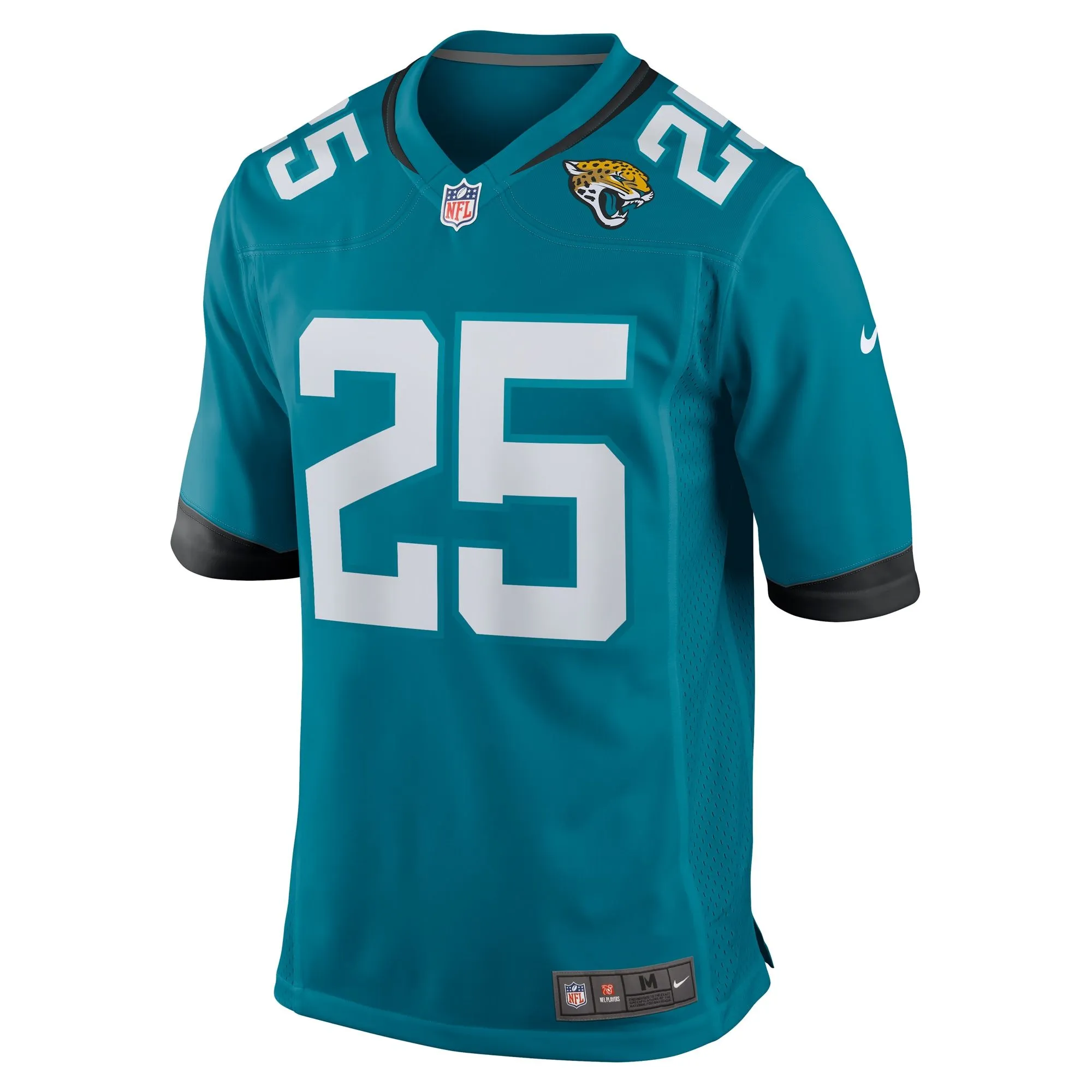 D'Ernest Johnson Jacksonville Jaguars  Team Game Jersey -  Teal