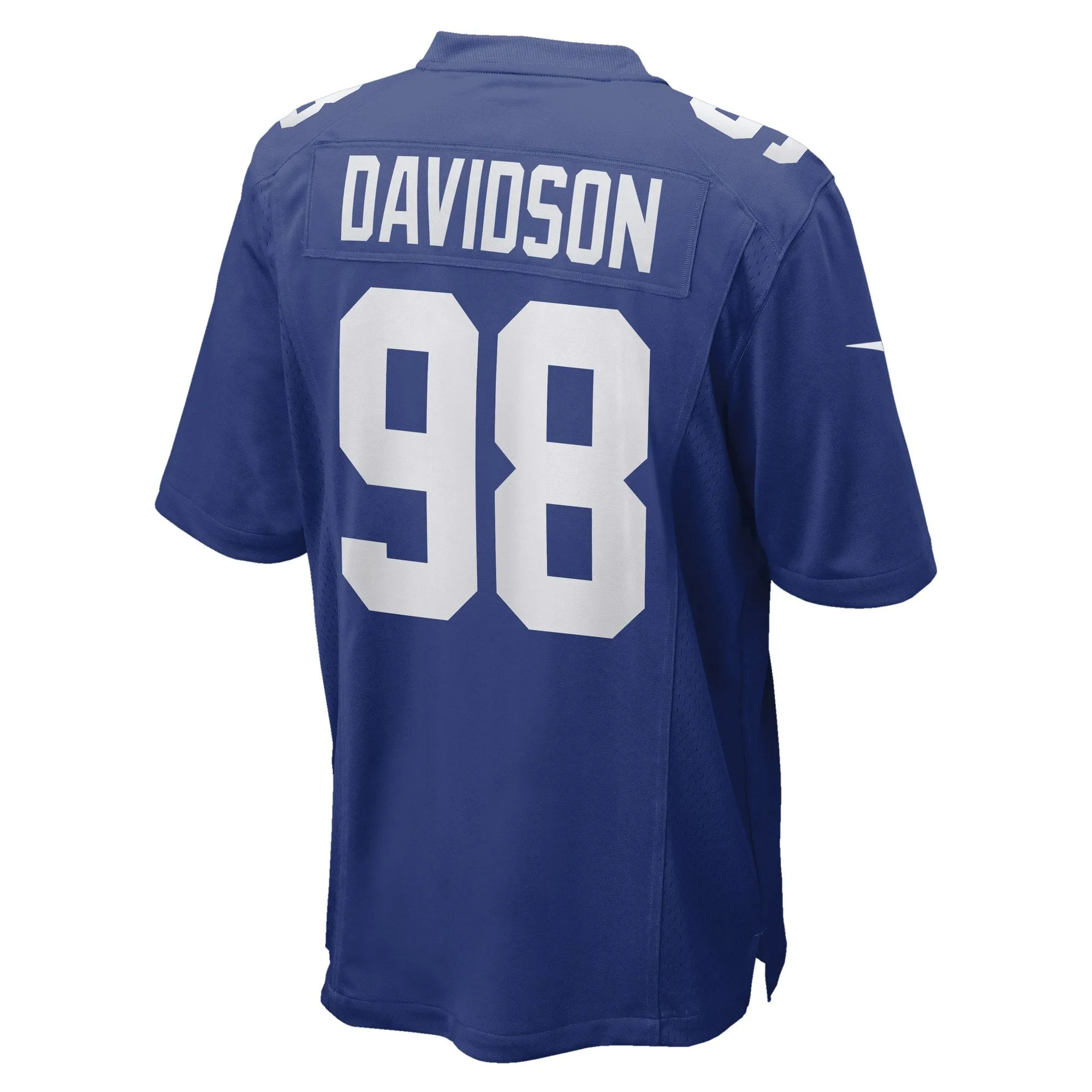 D.J. Davidson New York Giants  Game Player Jersey - Royal