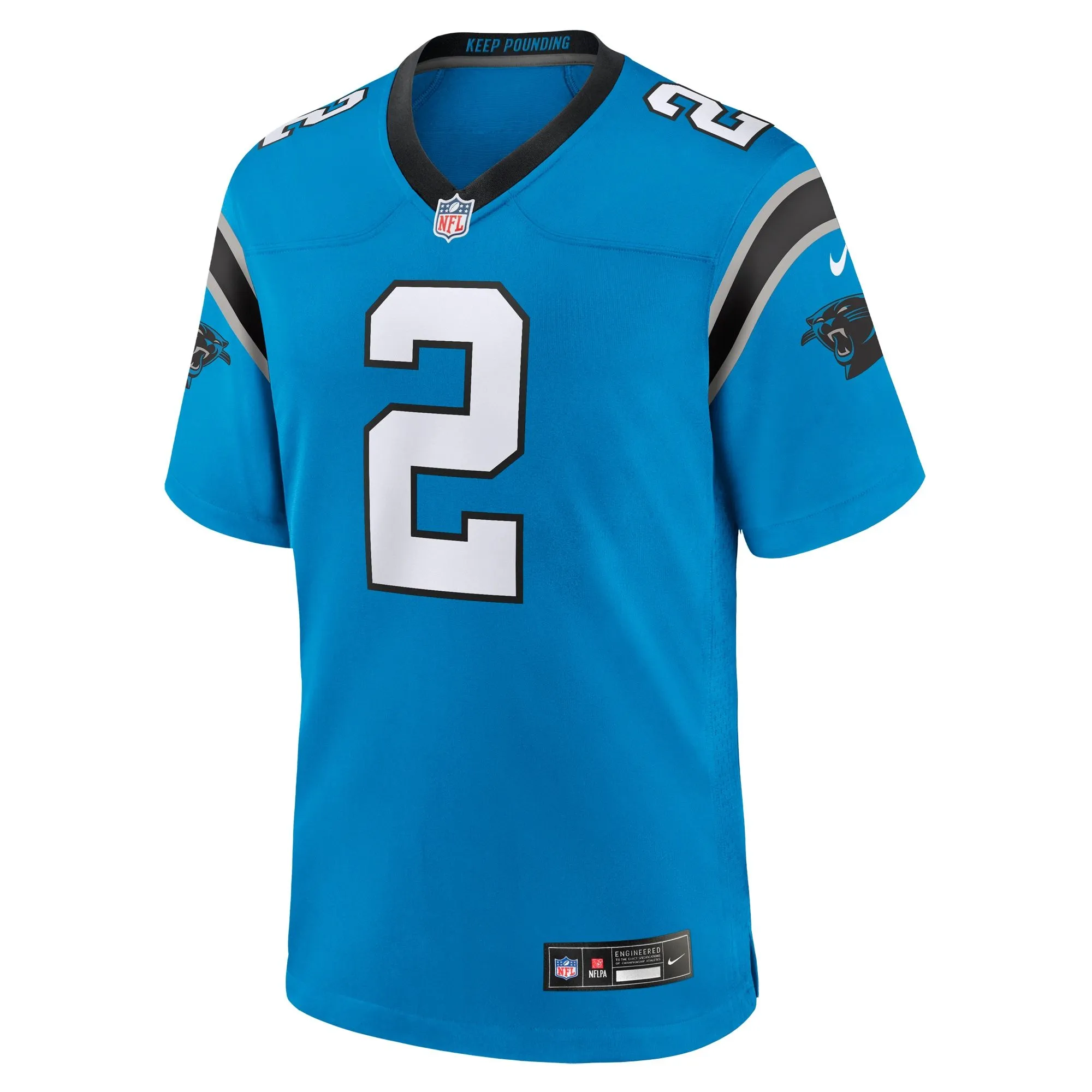 D.J. Moore Carolina Panthers  Alternate Game Jersey - Blue