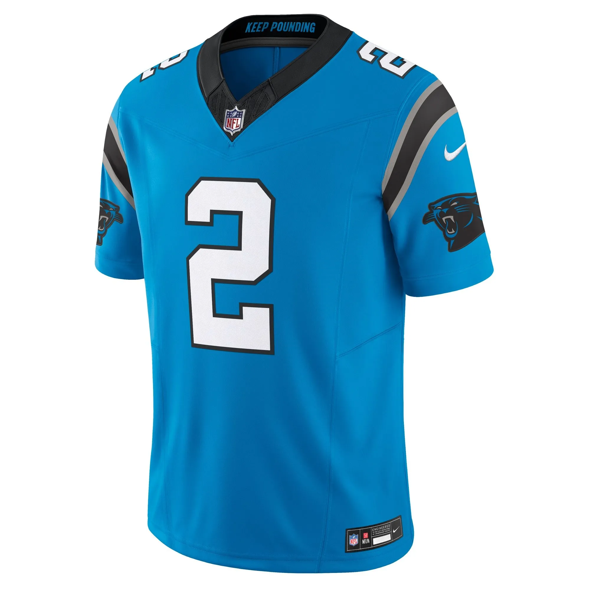 D.J. Moore Carolina Panthers  Vapor F.U.S.E. Limited Jersey - Blue