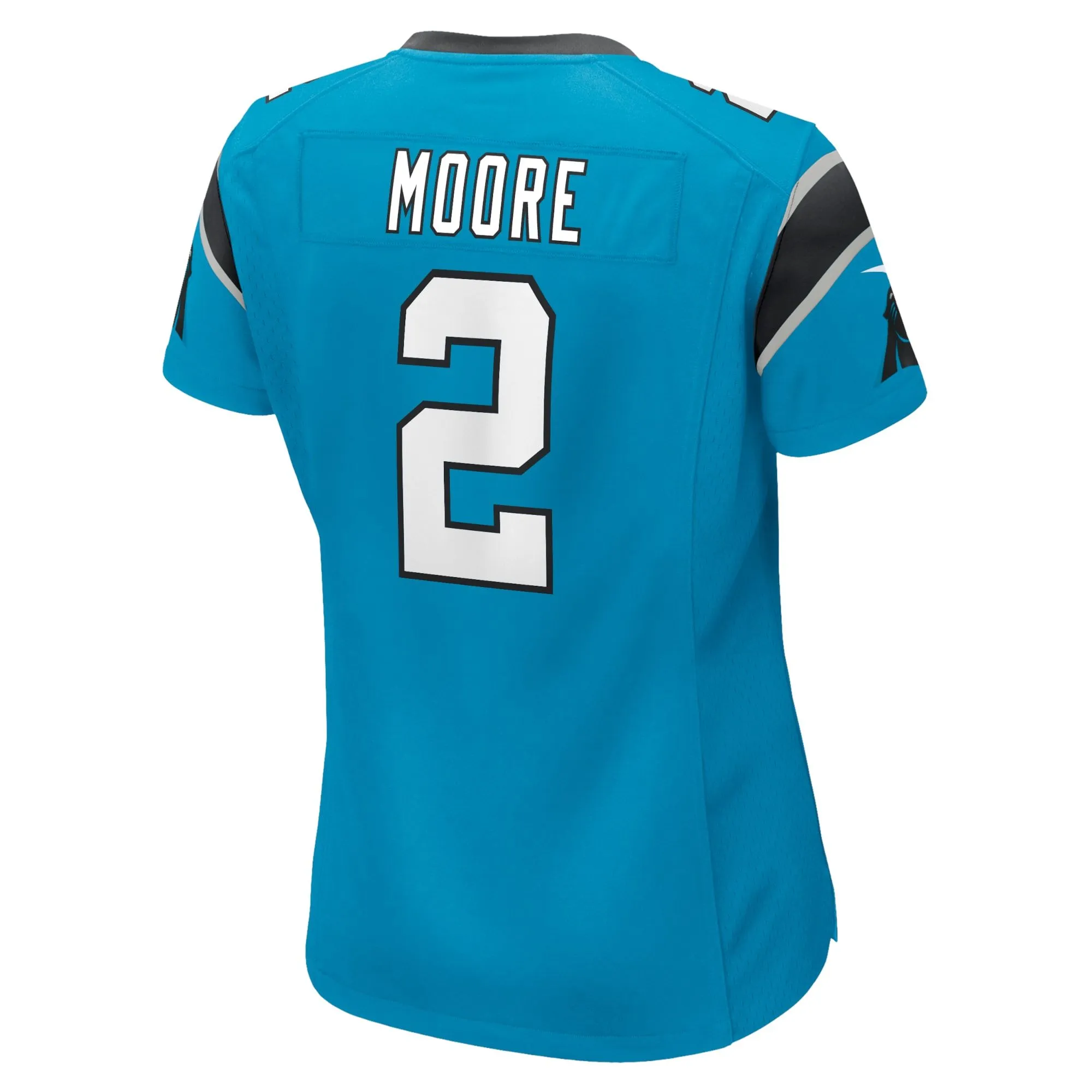 D.J. Moore Carolina Panthers  Women's Game Jersey - Blue