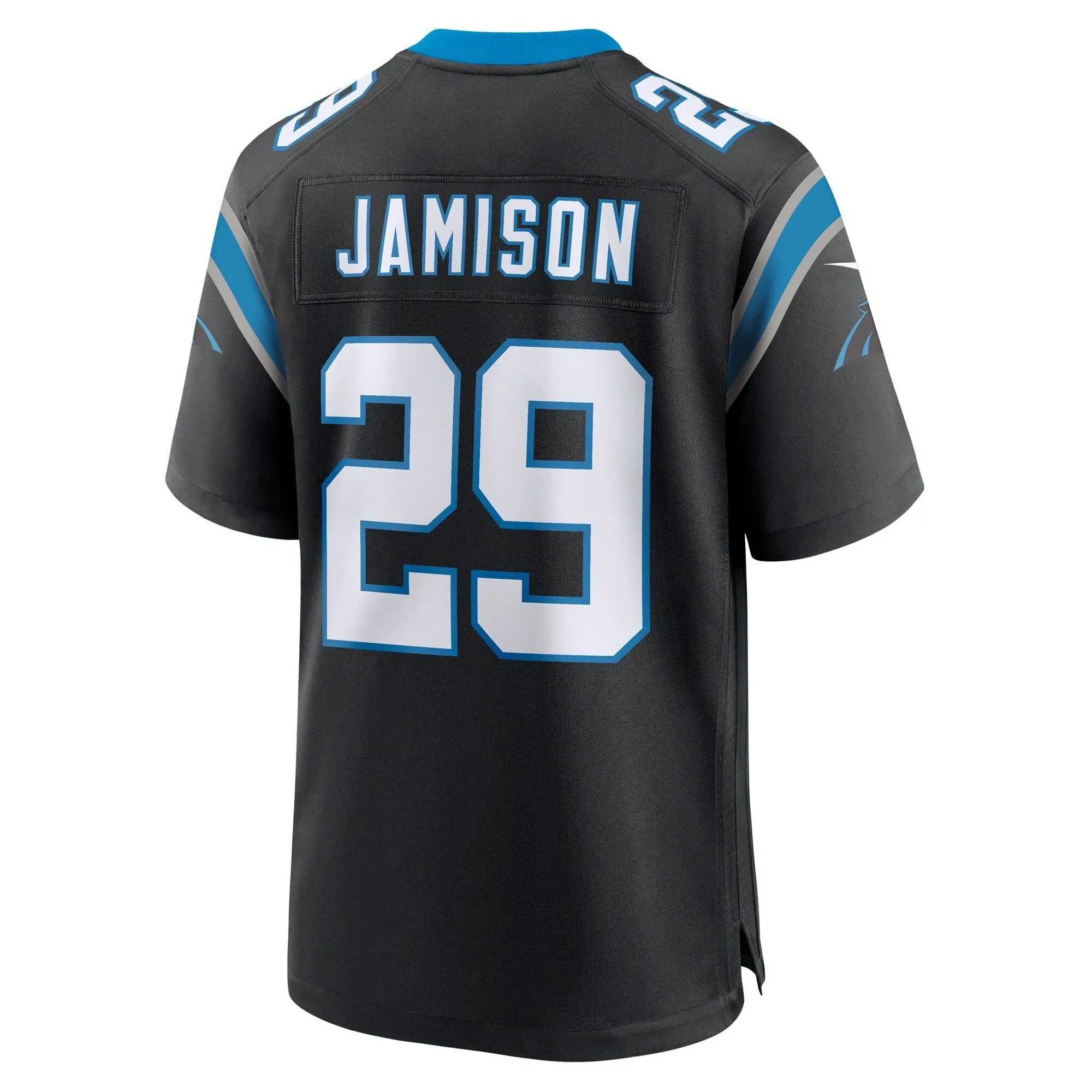 D'Shawn Jamison Carolina Panthers  Team Game Jersey -  Black