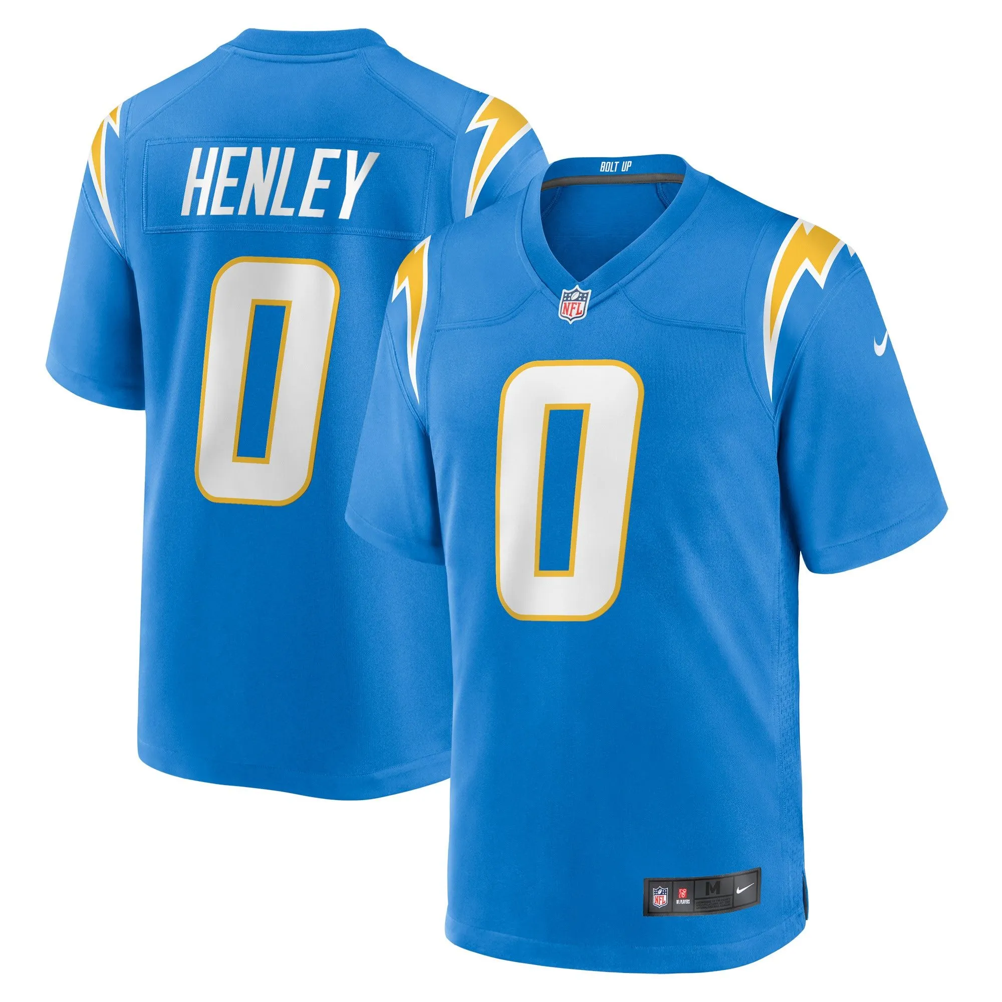 Daiyan Henley Los Angeles Chargers  Team Game Jersey - Powder Blue