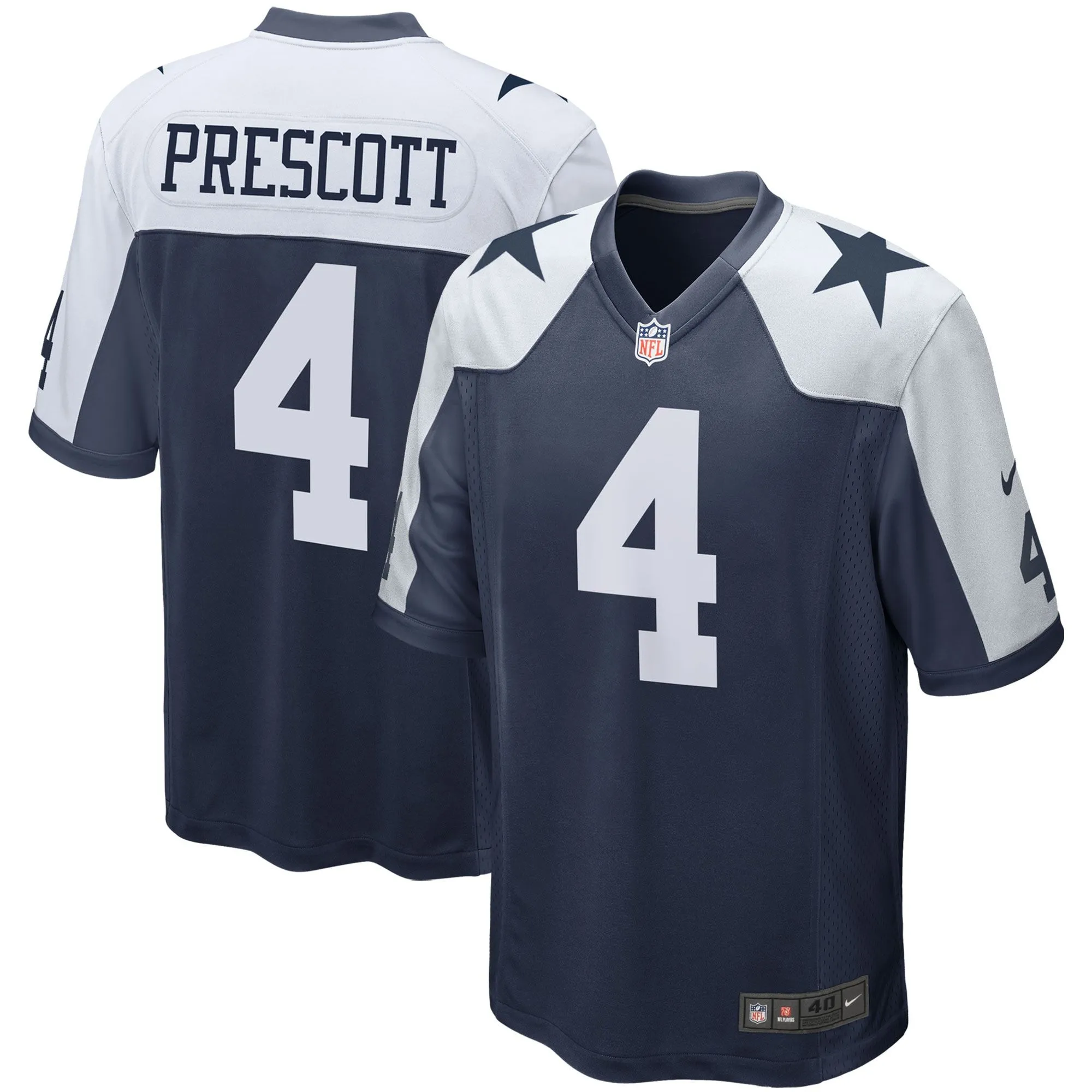 Dak Prescott Dallas Cowboys  Alternate Game Team Jersey - Navy