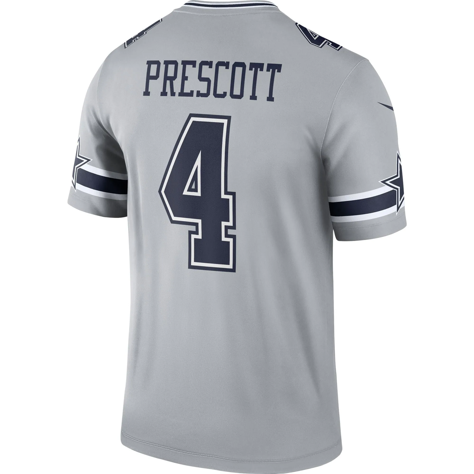 Dak Prescott Dallas Cowboys  Inverted Legend Jersey - Gray