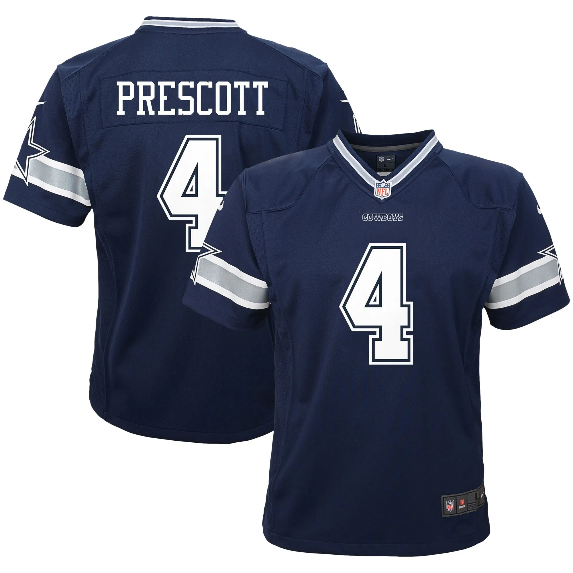 Dak Prescott Dallas Cowboys  Toddler Team Game Jersey - Navy