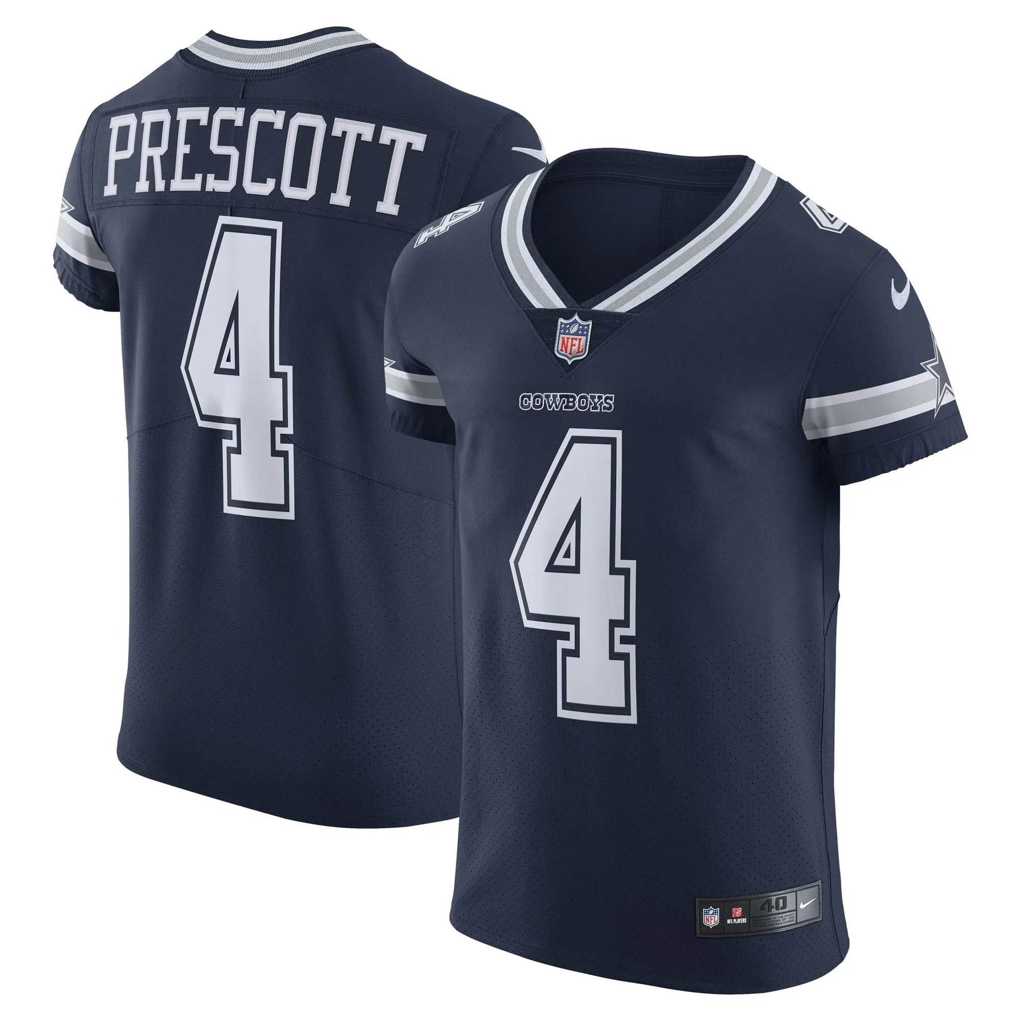 Dak Prescott Dallas Cowboys  Vapor Elite Player Team Jersey - Navy