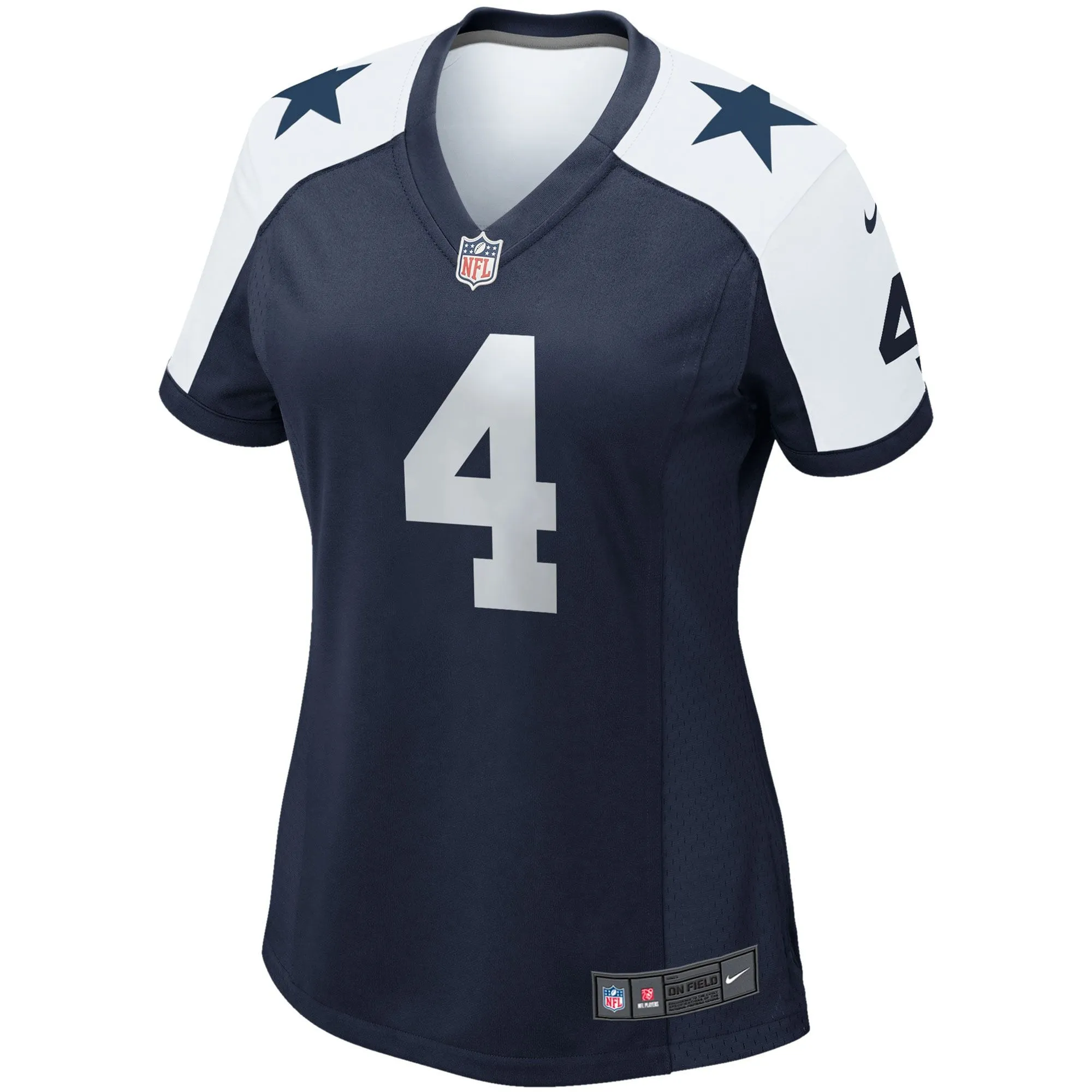 Dak Prescott Dallas Cowboys  Women's Alternate Game Team Jersey - Navy