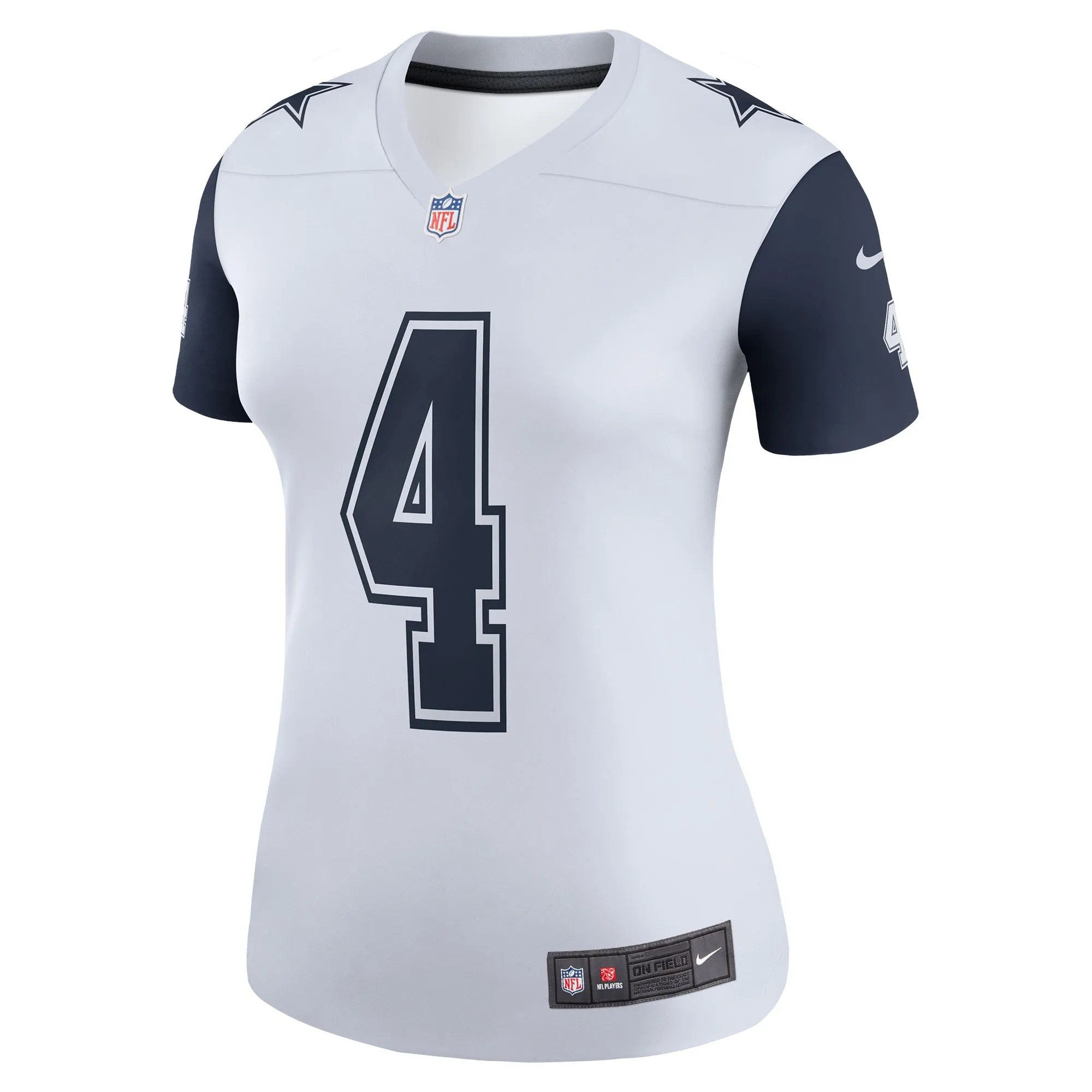 Dak Prescott Dallas Cowboys  Women's Color Rush Legend Player Jersey - White