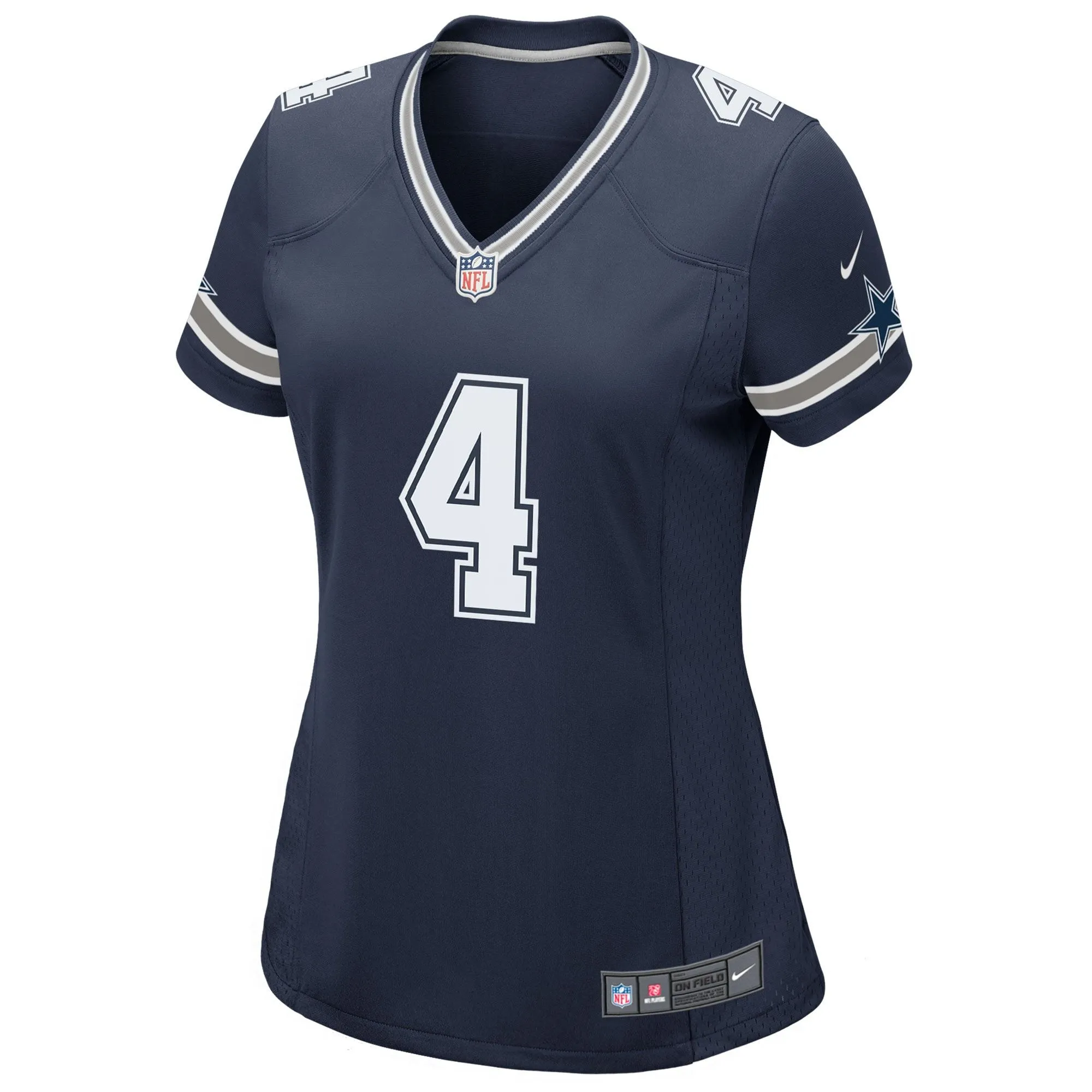 Dak Prescott Dallas Cowboys  Women's Game Team Jersey - Navy