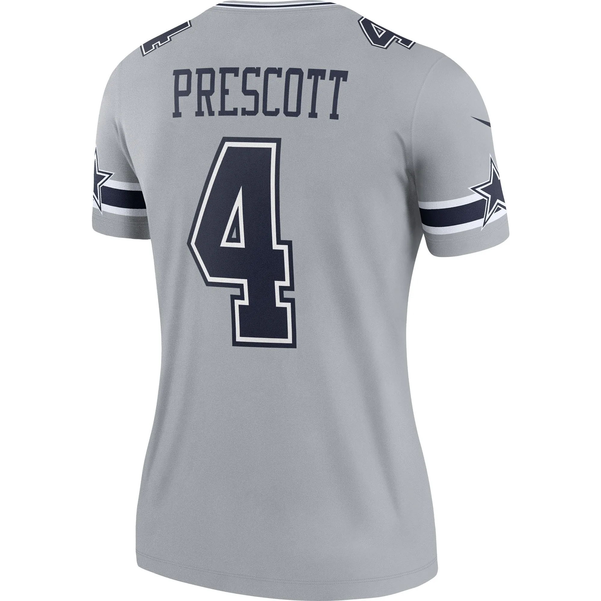 Dak Prescott Dallas Cowboys  Women's Inverted Legend Jersey - Gray