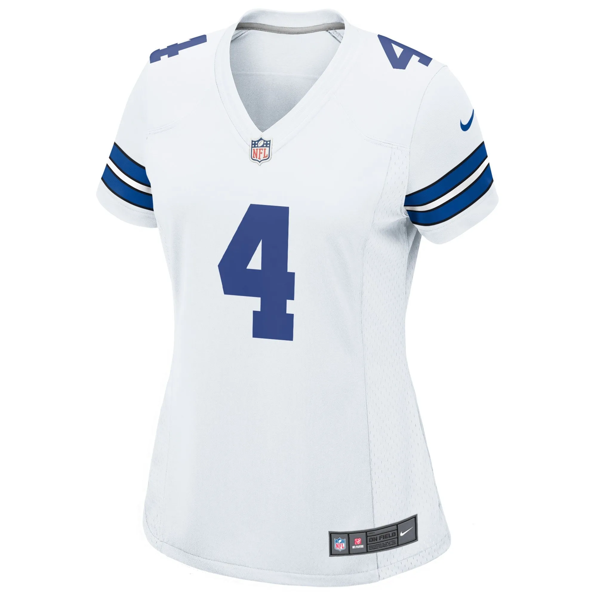 Dak Prescott Dallas Cowboys  Women's Team Game Jersey - White