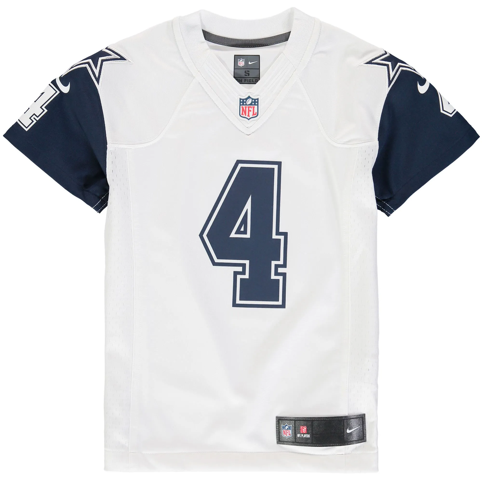 Dak Prescott Dallas Cowboys  Youth Color Rush Game Jersey - White