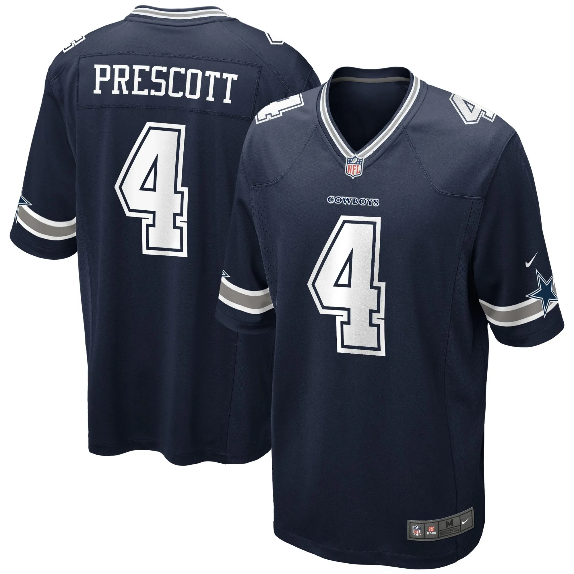 Dak Prescott Dallas Cowboys  Youth Game Jersey - Navy