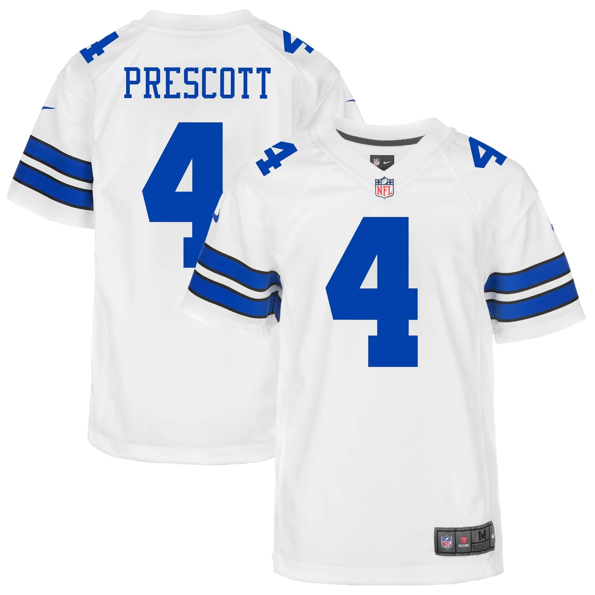 Dak Prescott Dallas Cowboys  Youth Game Jersey - White