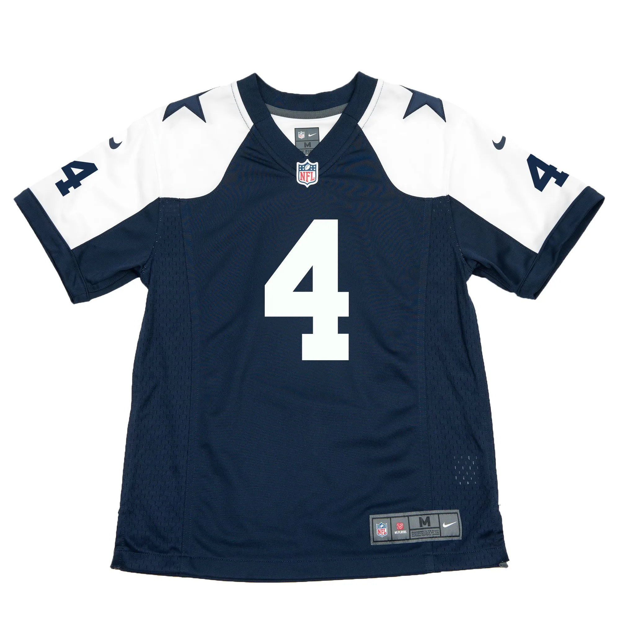 Dak Prescott Dallas Cowboys  Youth Throwback Game Jersey - Navy