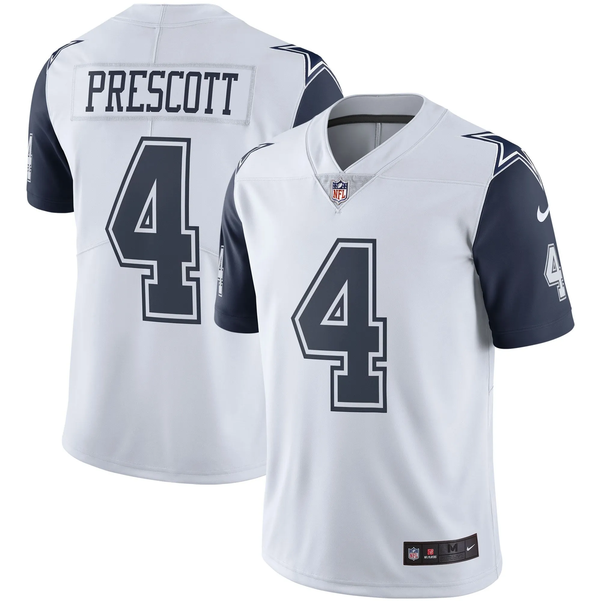 Dak Prescott  Dallas Cowboys Color Rush Vapor Limited Jersey - White