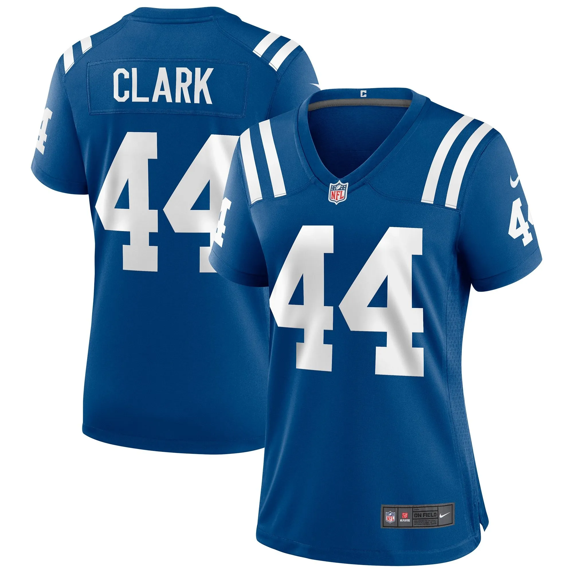 Dallas Clark Indianapolis Colts  Women's Game Retired Player Jersey - Royal