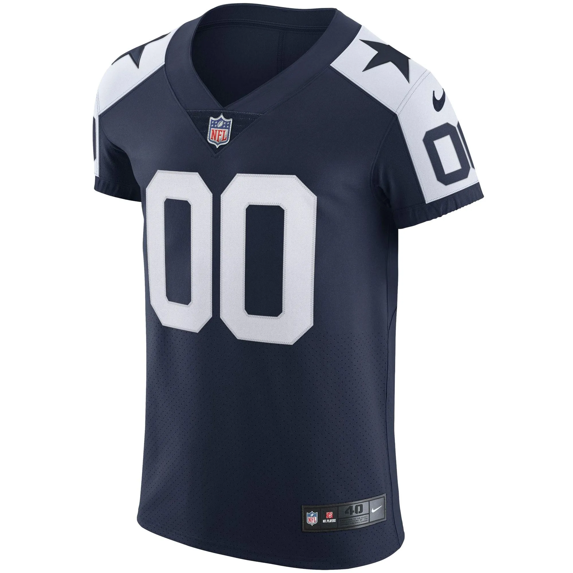 Dallas Cowboys  Alternate Vapor Elite Custom Jersey - Navy