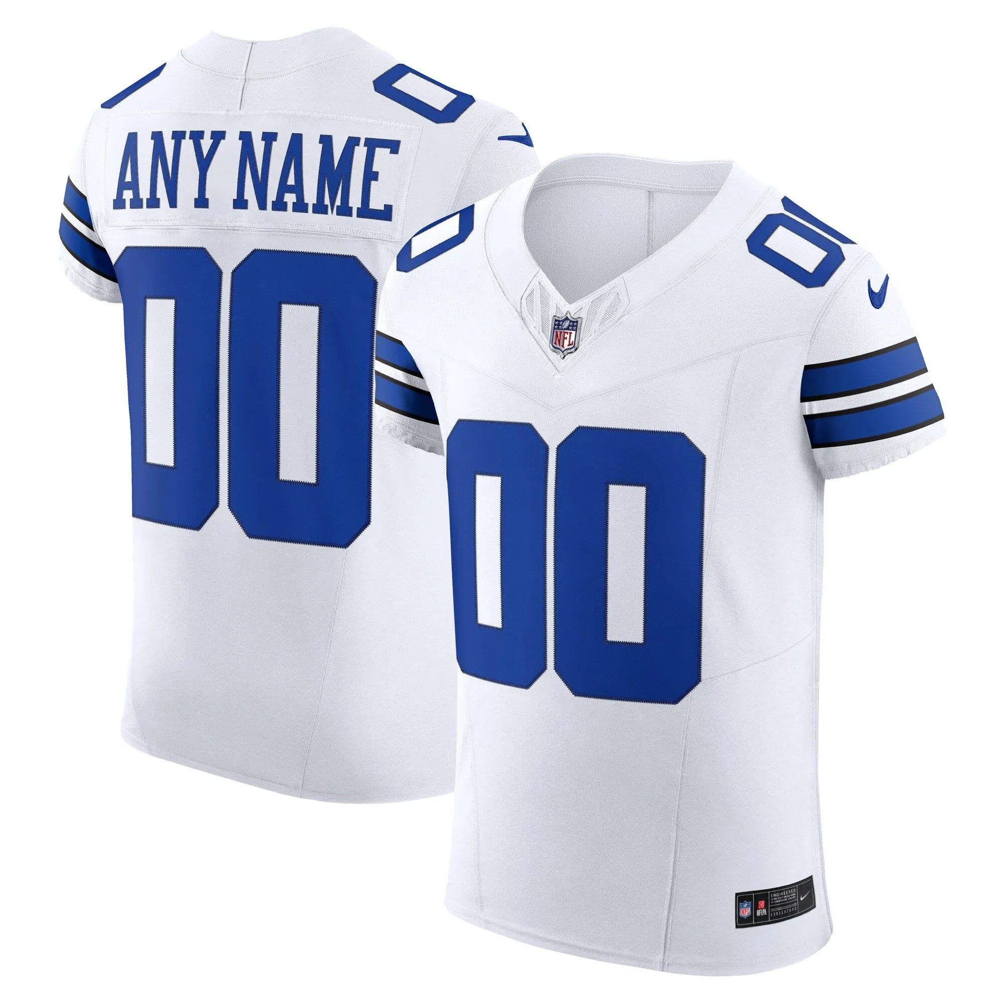 Dallas Cowboys  Vapor F.U.S.E. Elite Custom Jersey - White