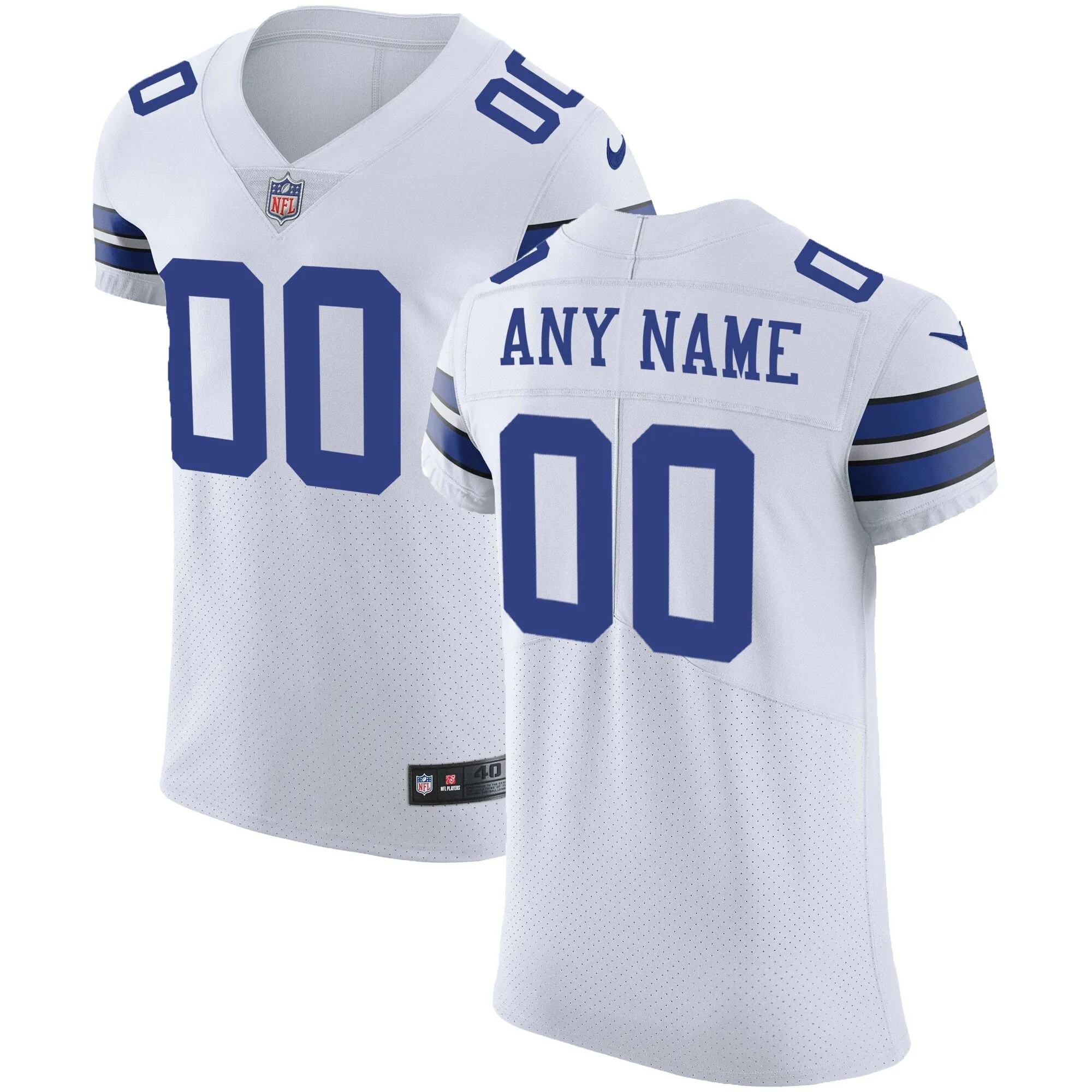 Dallas Cowboys  Vapor Untouchable Custom Elite Jersey - White