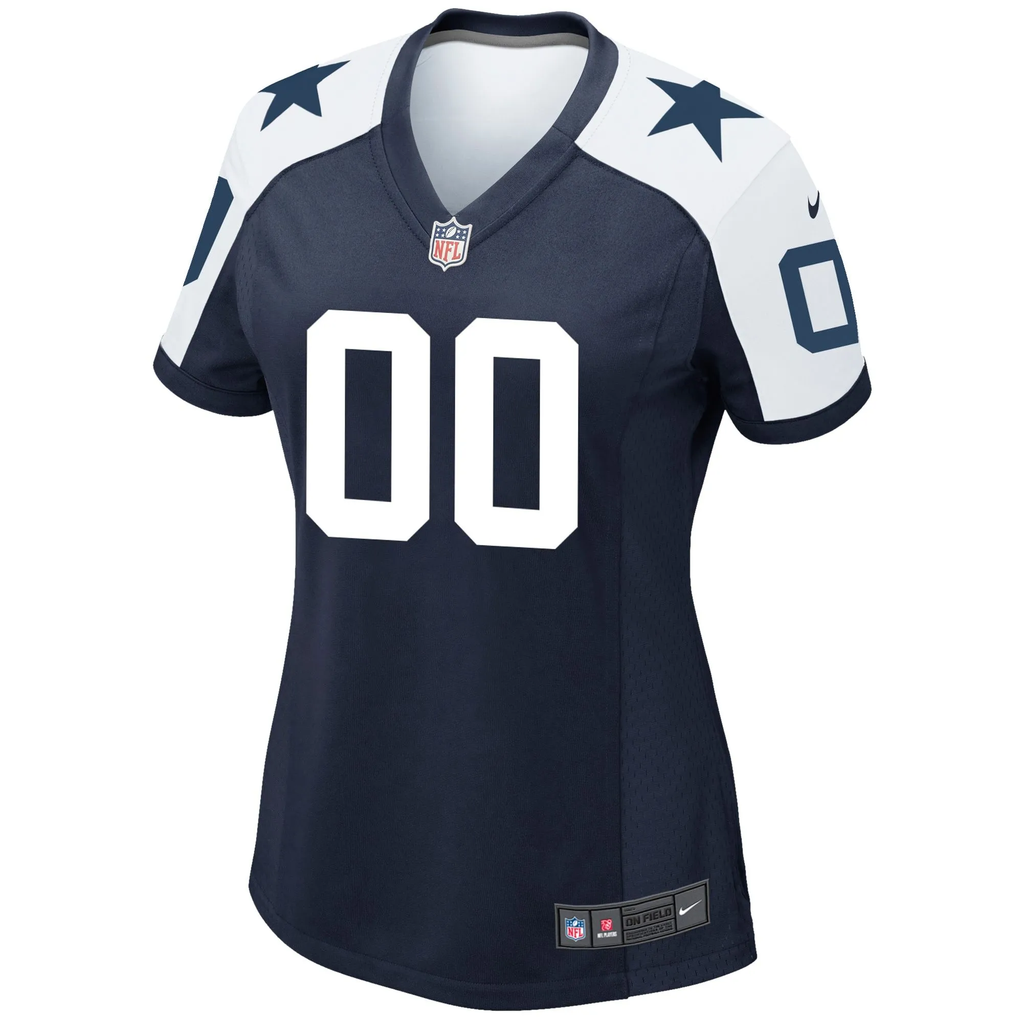 Dallas Cowboys  Women's Alternate Custom Game Jersey - Navy