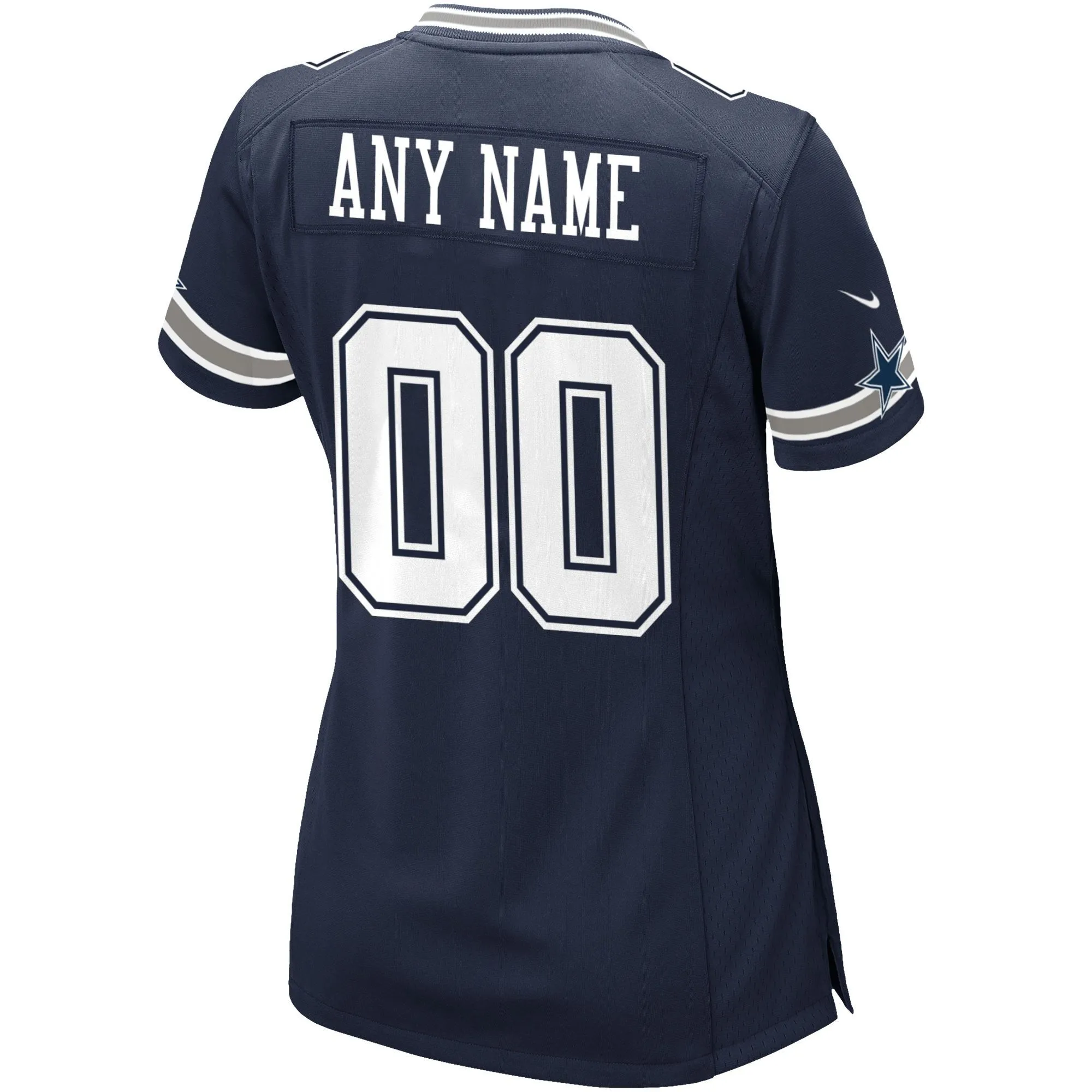 Dallas Cowboys  Women's Custom Game Jersey - Navy