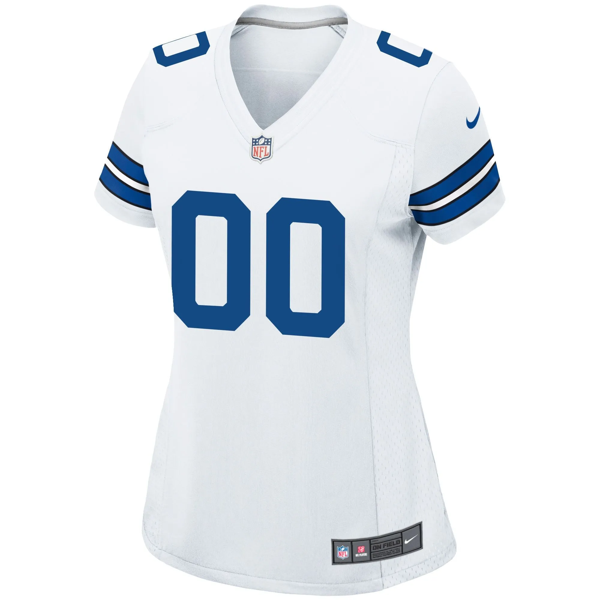 Dallas Cowboys  Women's Custom Game Jersey - White