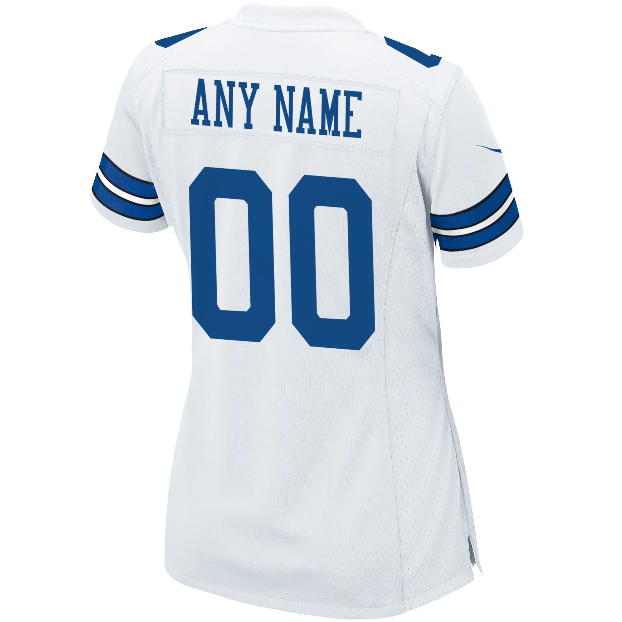 Dallas Cowboys  Women's Custom Game Jersey - White