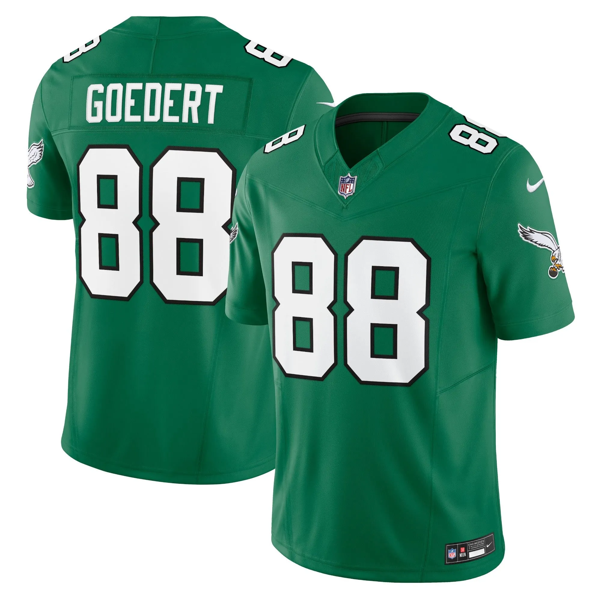 Dallas Goedert Philadelphia Eagles  Vapor F.U.S.E. Limited Jersey - Kelly Green