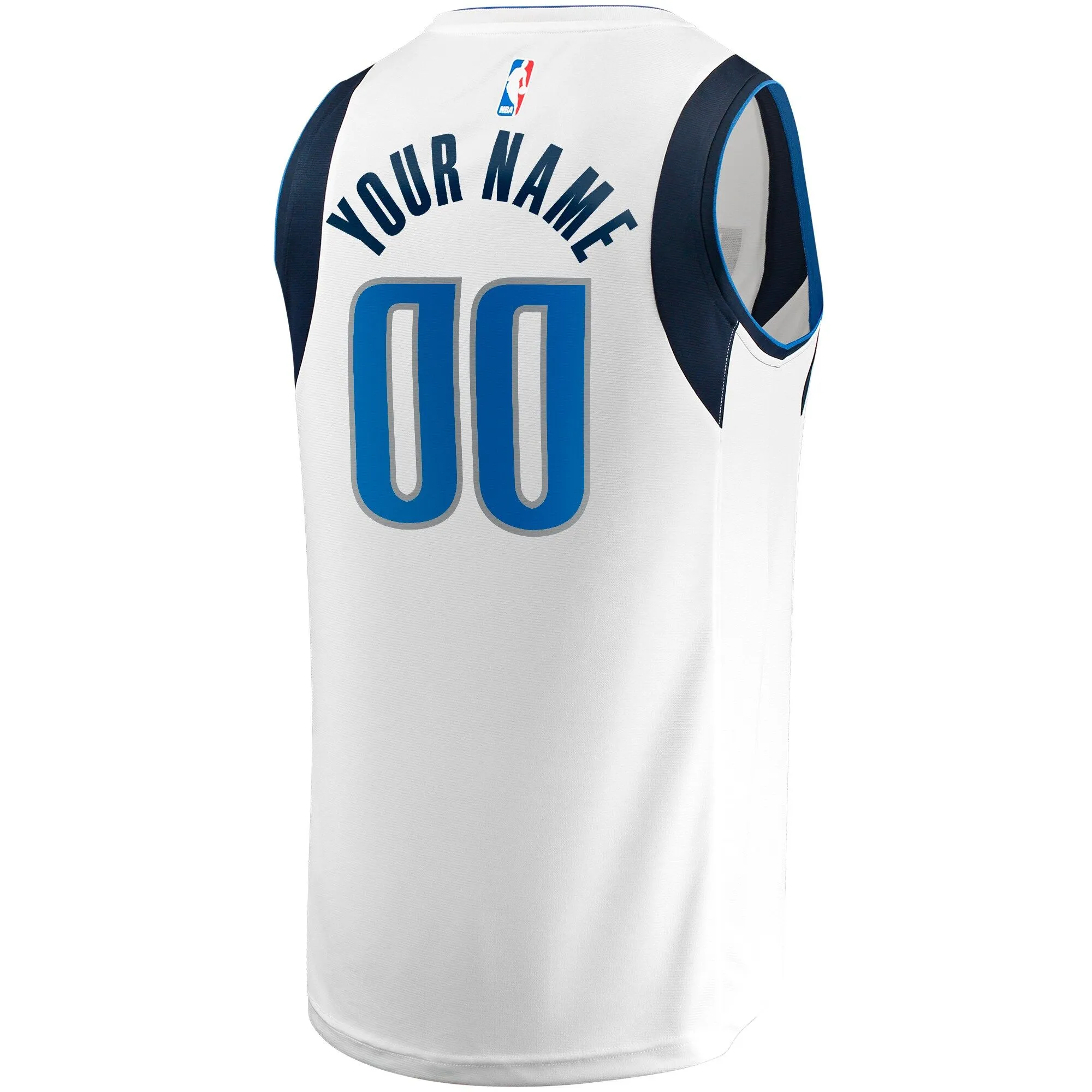 Dallas Mavericks Fanatics Branded Fast Break Custom Replica Jersey - Association Edition - White