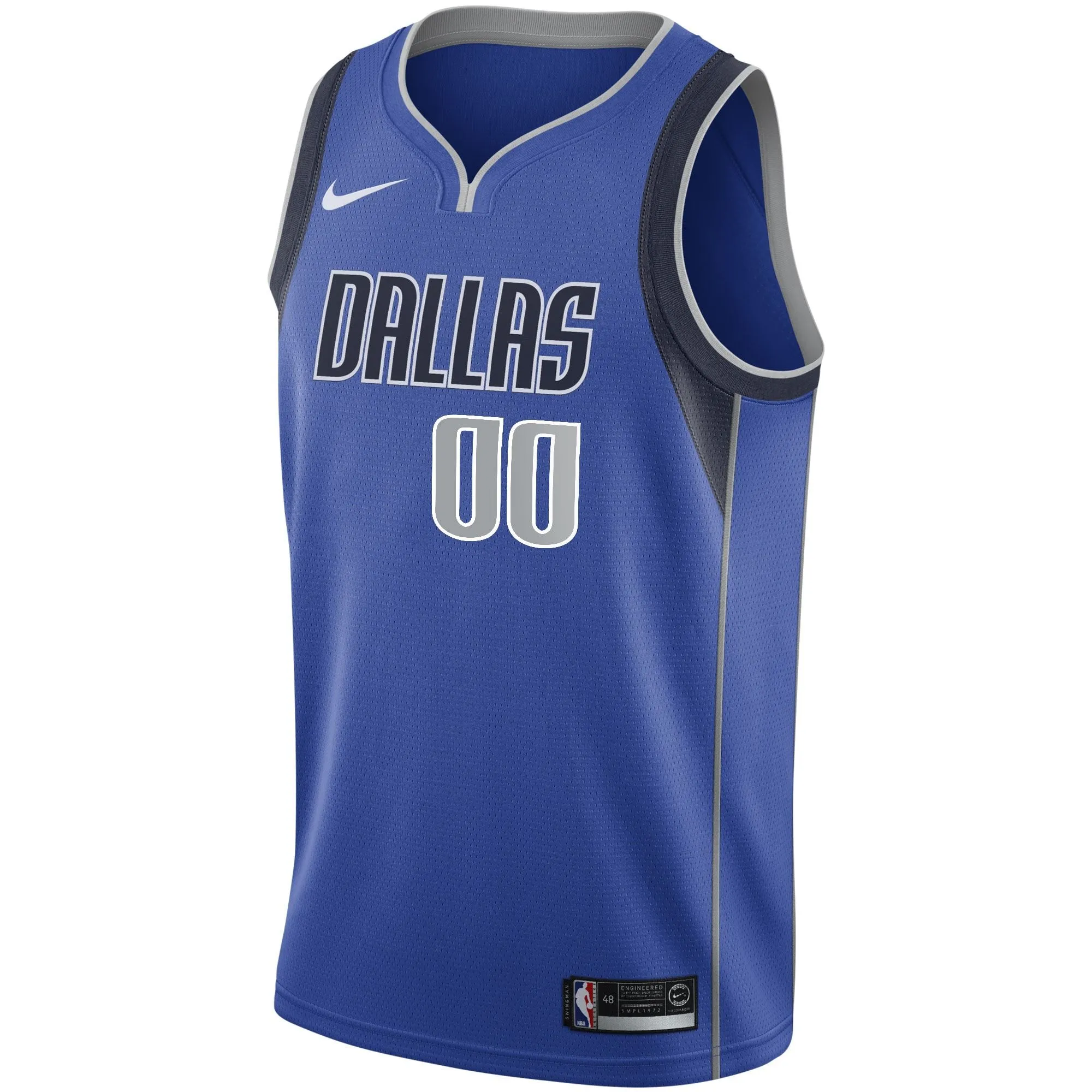 Dallas Mavericks  2020/21 Swingman Custom Jersey - Icon Edition - Blue