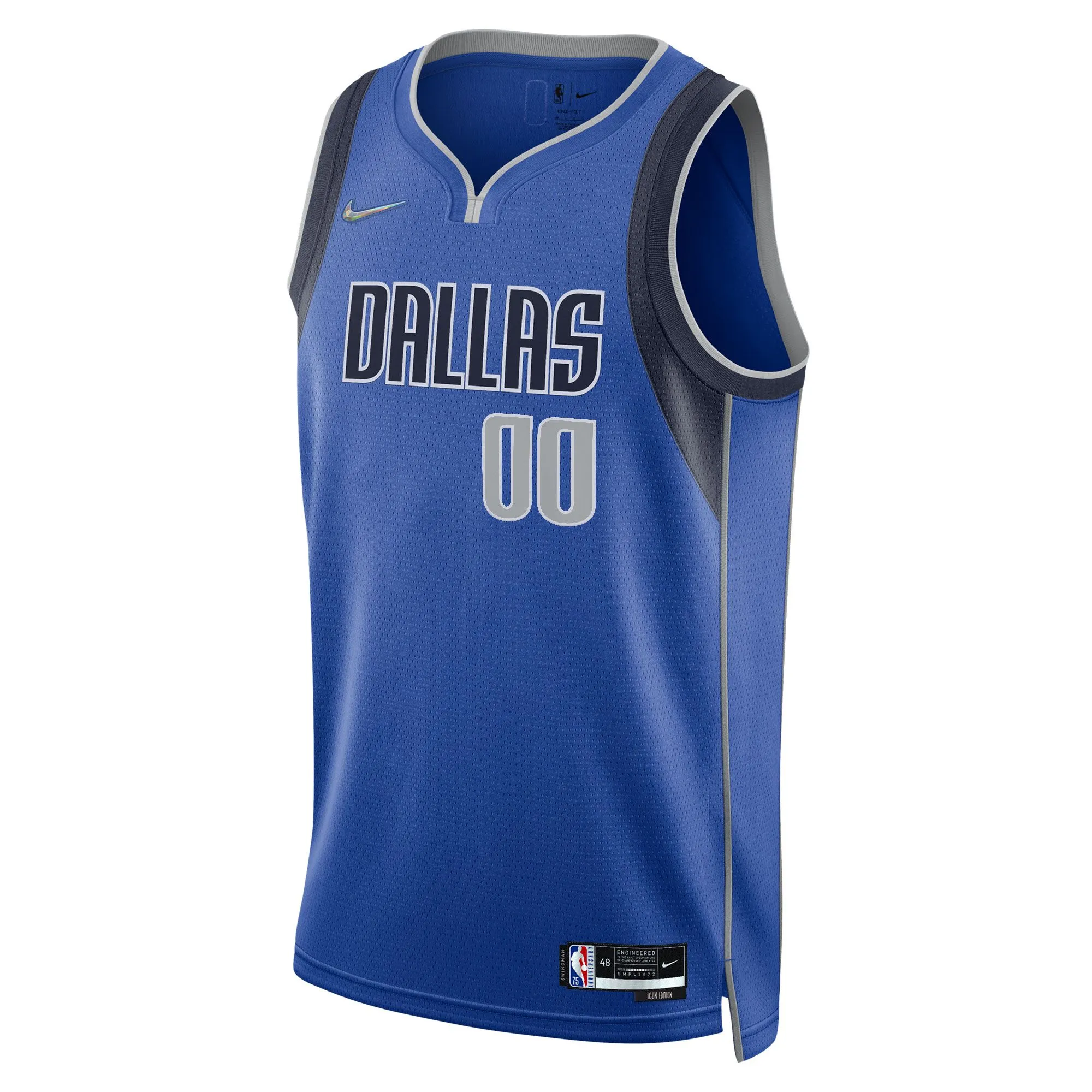 Dallas Mavericks  2021/22 Diamond Swingman Custom Jersey - Icon Edition - Blue