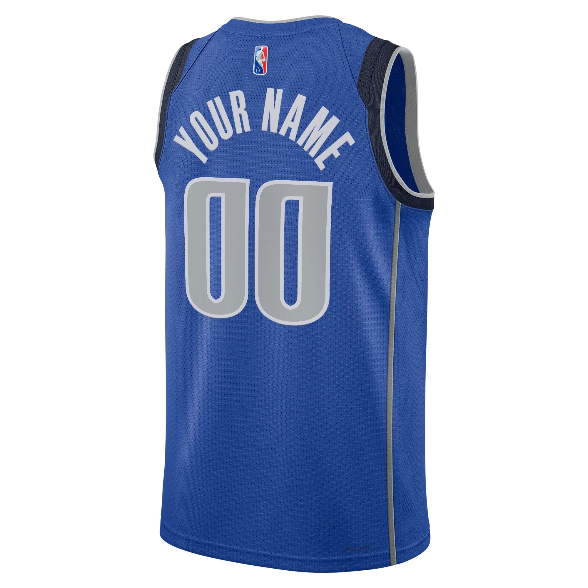 Dallas Mavericks  2021/22 Diamond Swingman Custom Jersey - Icon Edition - Blue