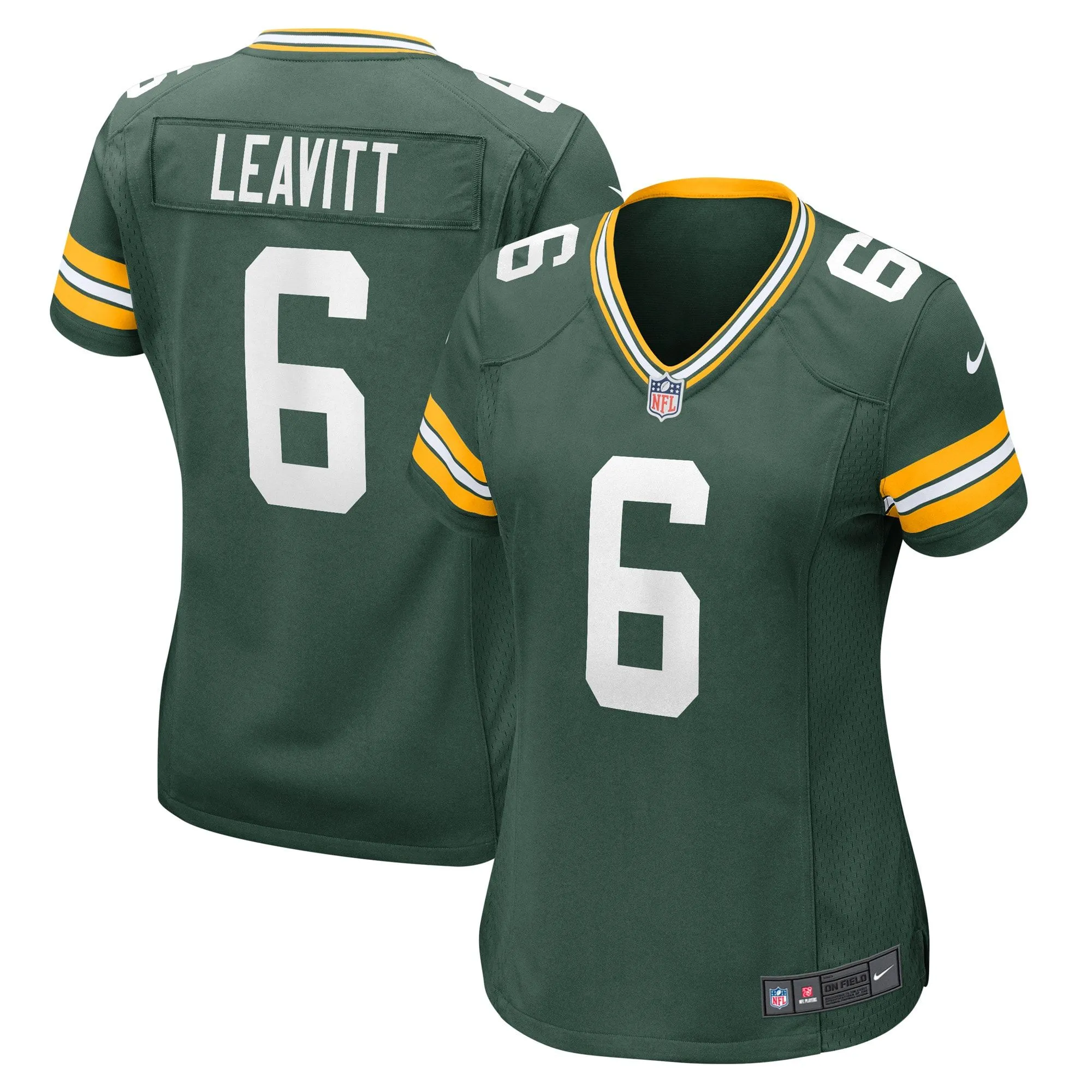 Dallin Leavitt Green Bay Packers  Women's Game Player Jersey - Green