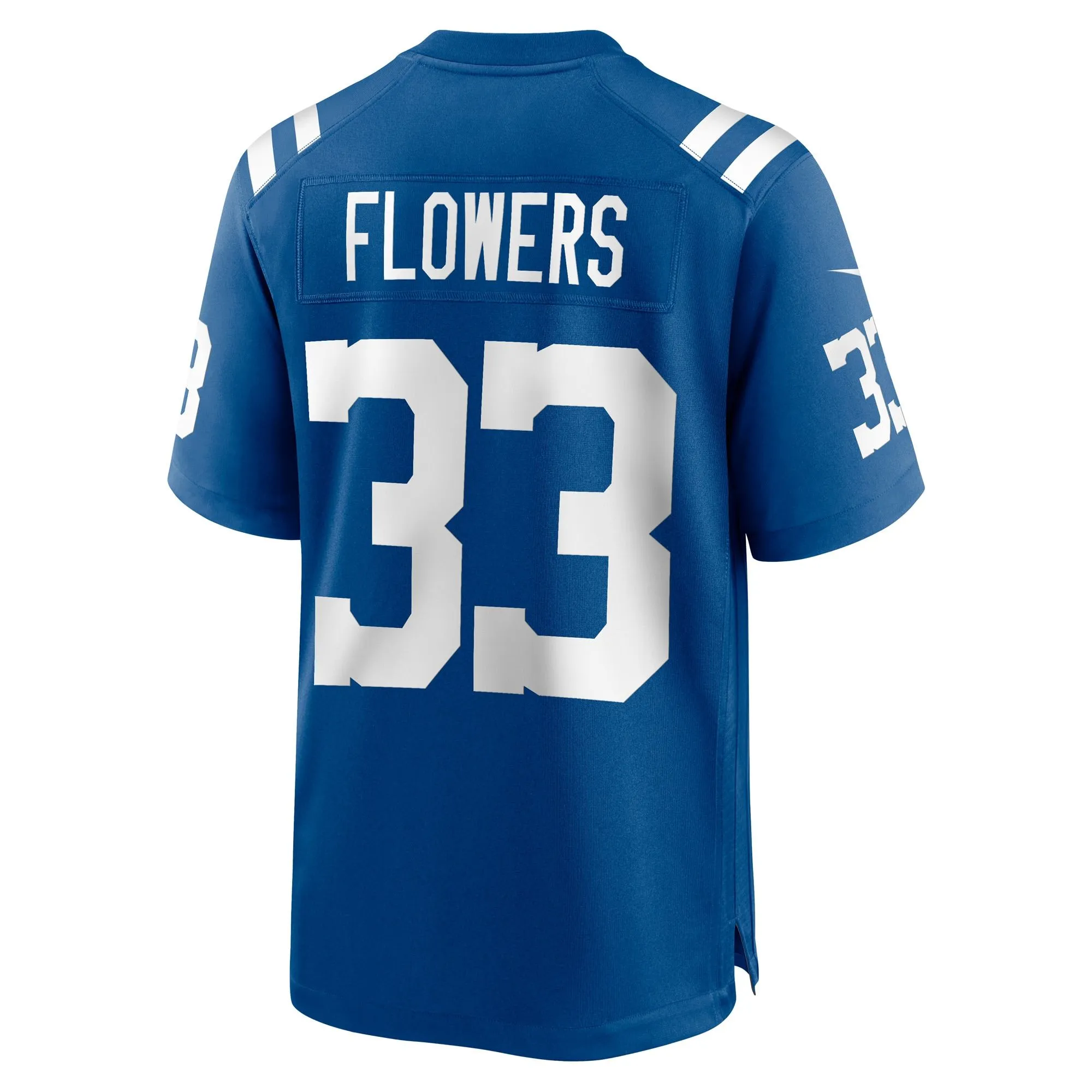 Dallis Flowers Indianapolis Colts  Game Player Jersey - Royal