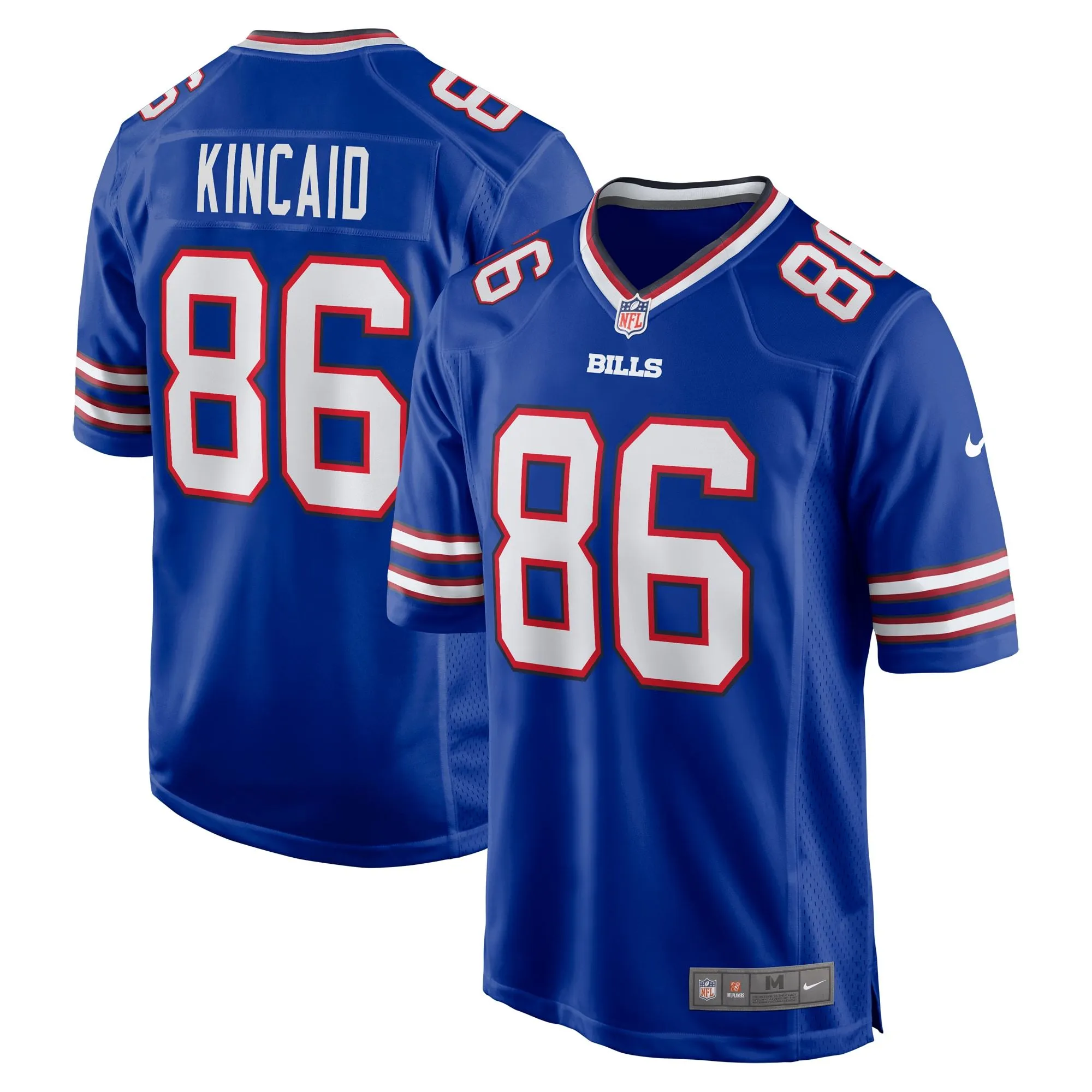 Dalton Kincaid Buffalo Bills  2023 NFL Draft First Round Pick Game Jersey - Royal