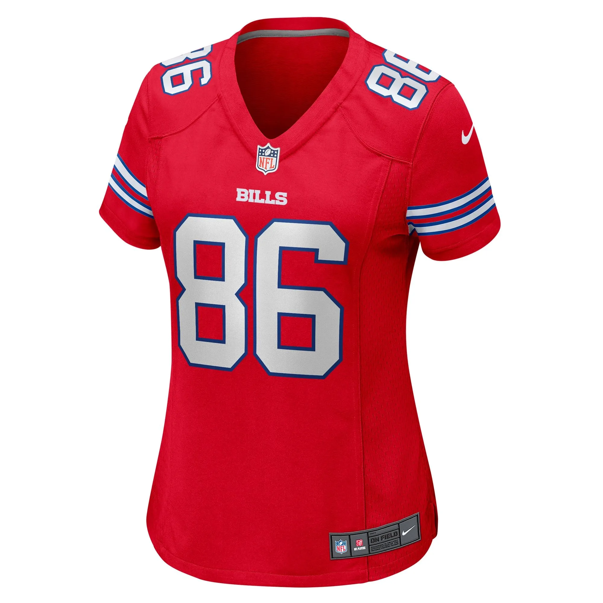 Dalton Kincaid Buffalo Bills  Women's Alternate Game Jersey - Red