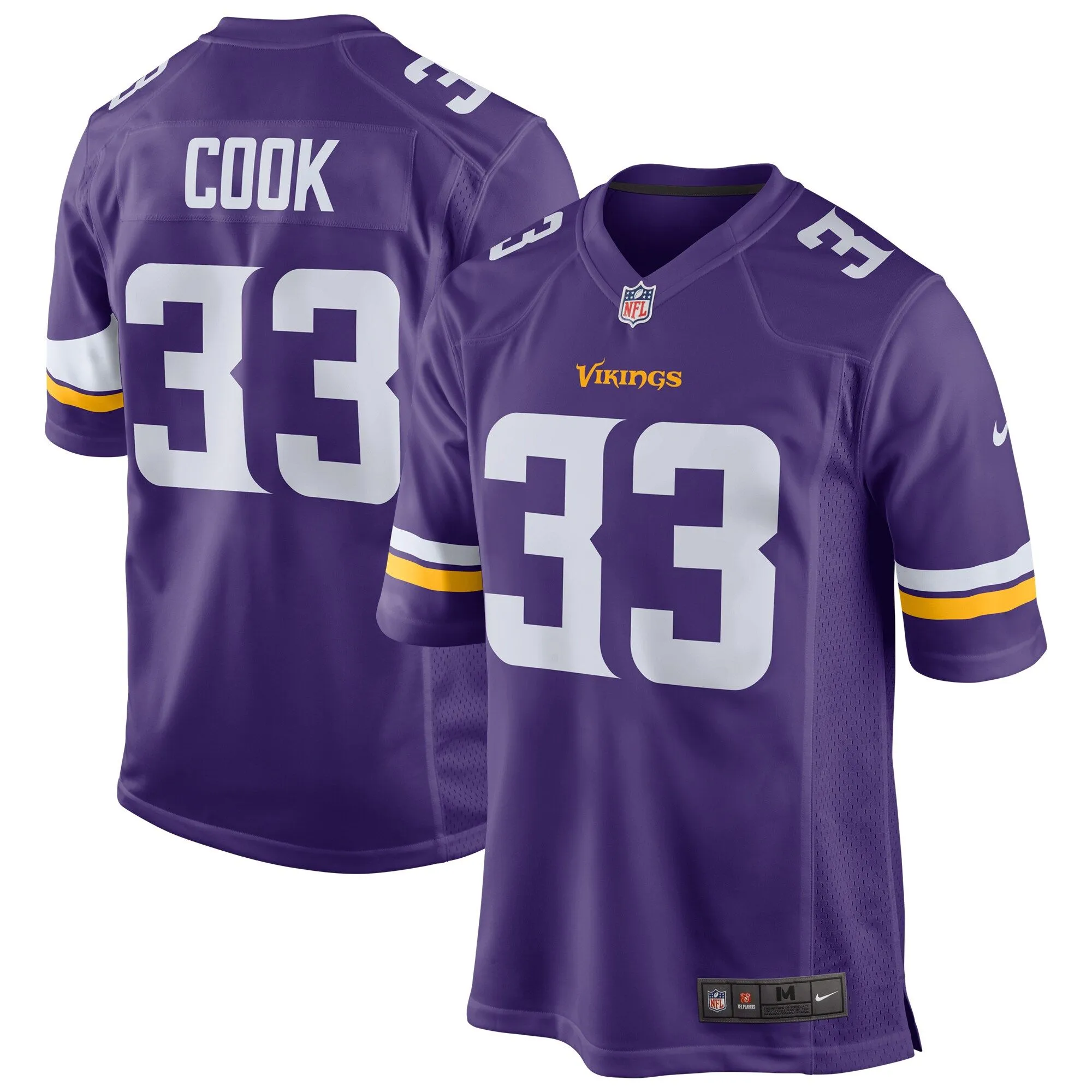 Dalvin Cook Minnesota Vikings  Player Game Jersey - Purple