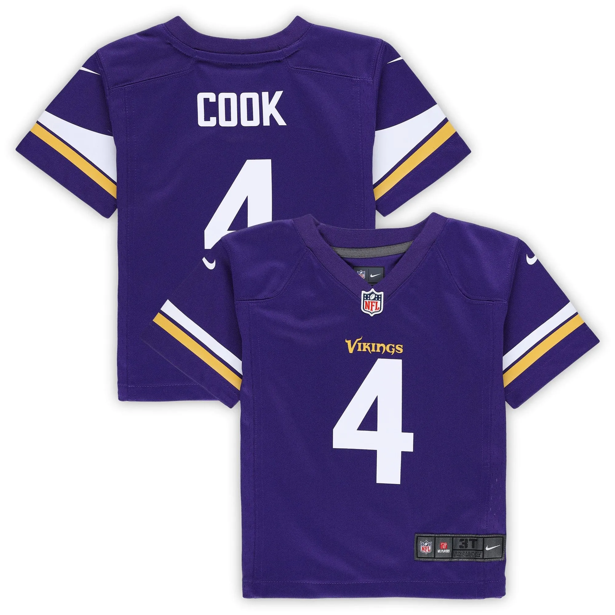 Dalvin Cook Minnesota Vikings  Toddler Game Jersey - Purple