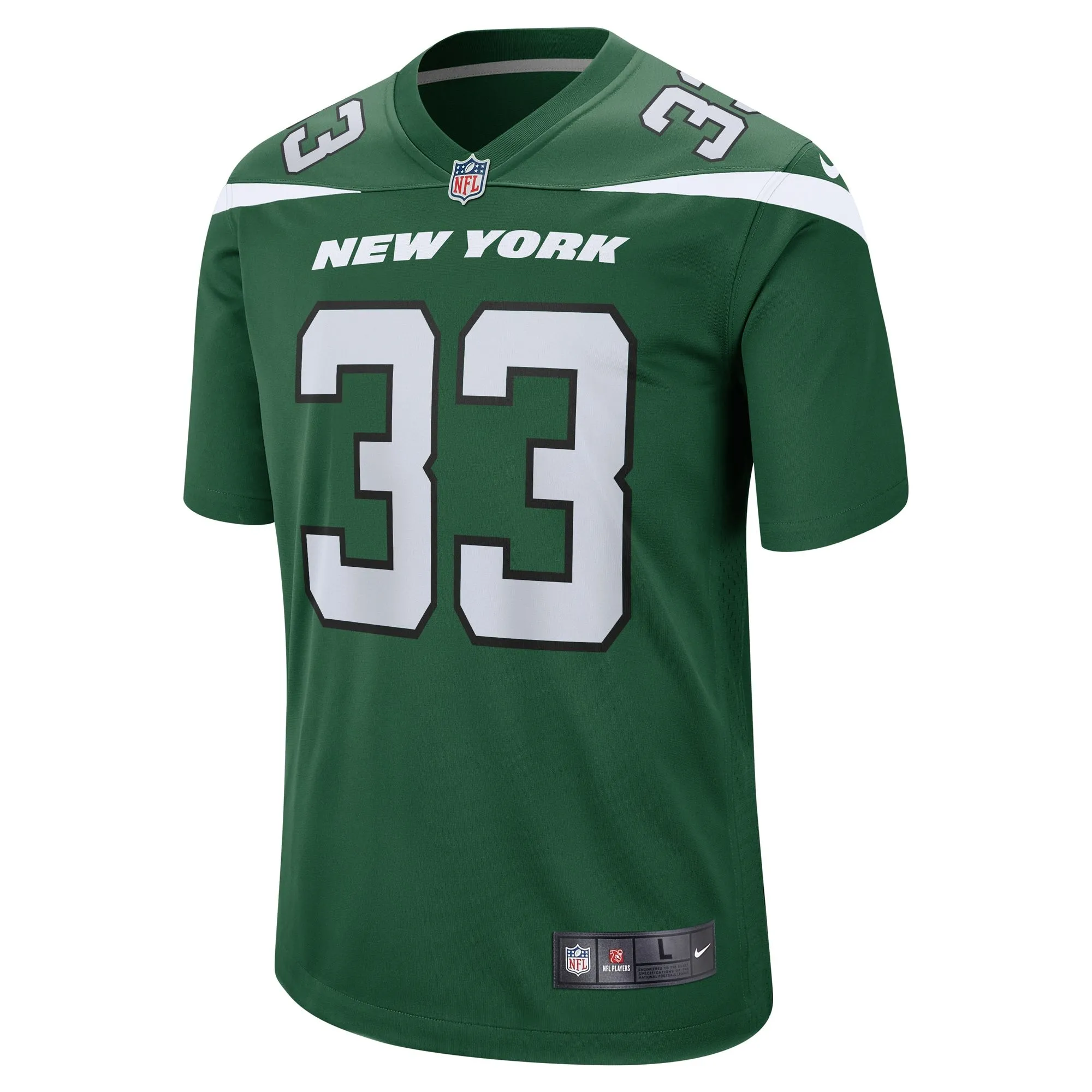 Dalvin Cook New York Jets  Game Player Jersey - Gotham Green