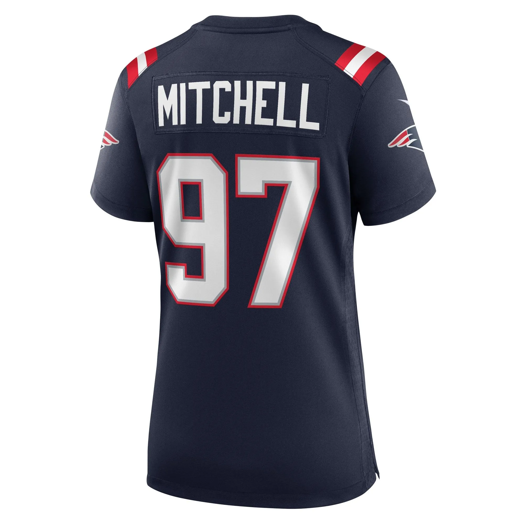 DaMarcus Mitchell New England Patriots  Women's Game Player Jersey - Navy