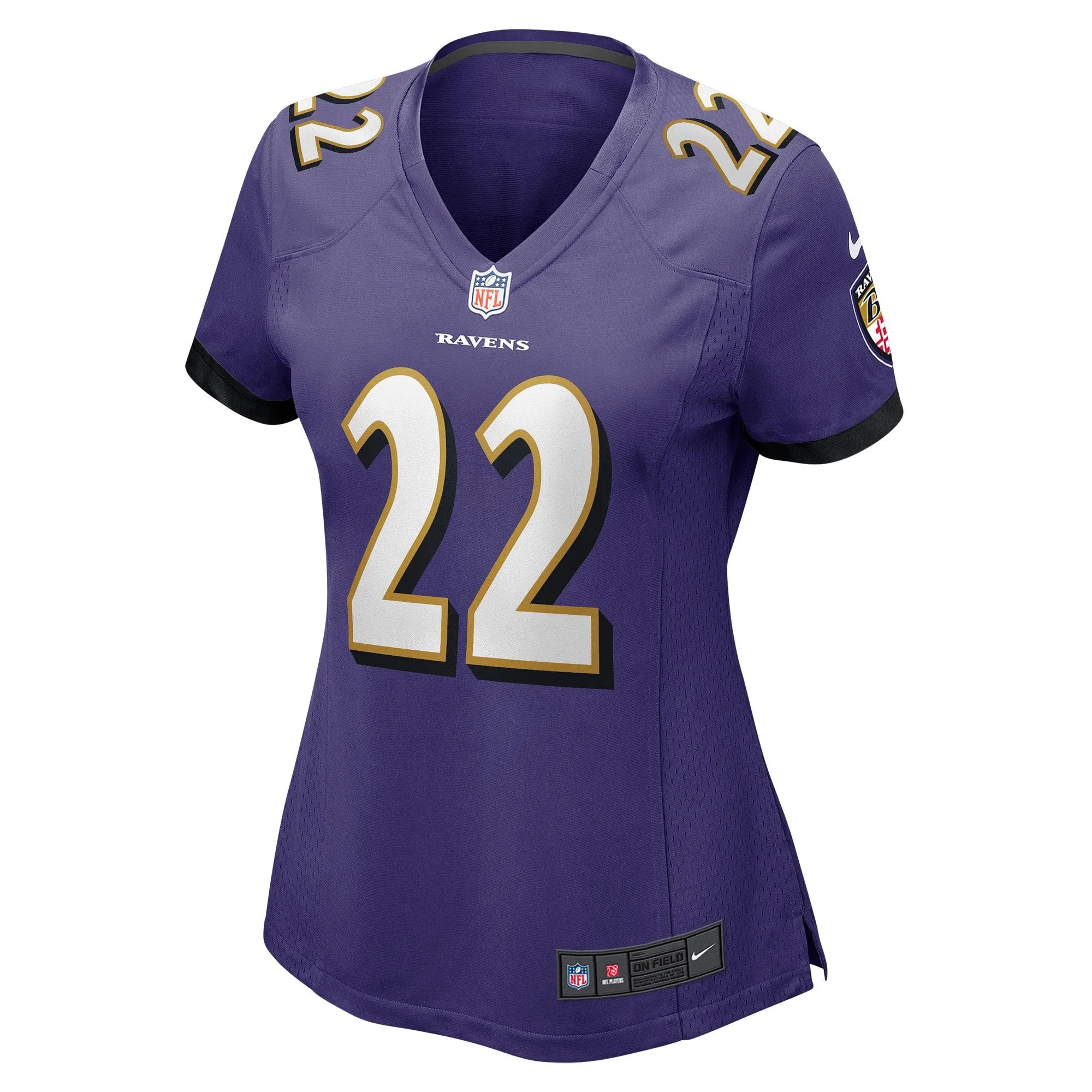 Damarion Williams Baltimore Ravens  Women's Player Game Jersey - Purple