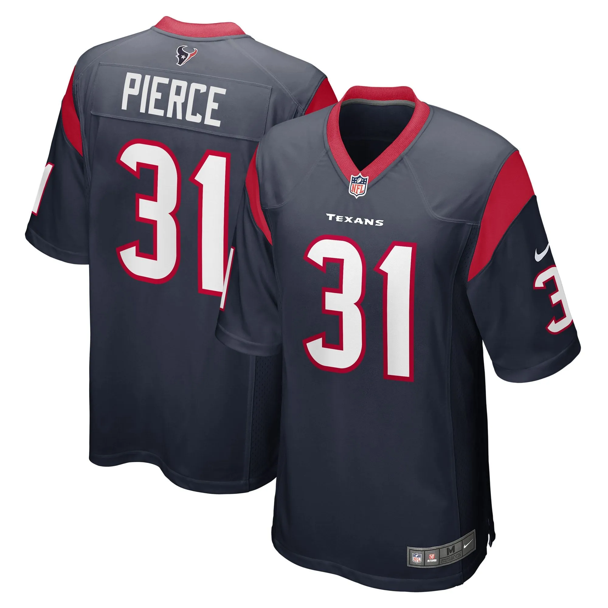 Dameon Pierce Houston Texans  Game Player Jersey - Navy