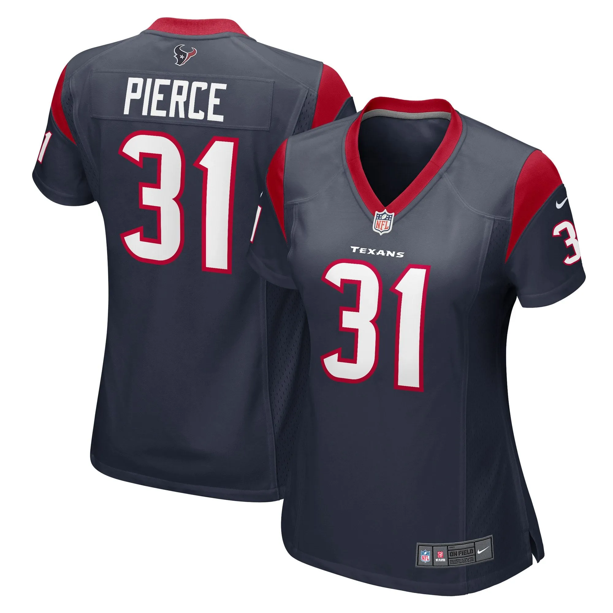 Dameon Pierce Houston Texans  Women's Game Player Jersey - Navy