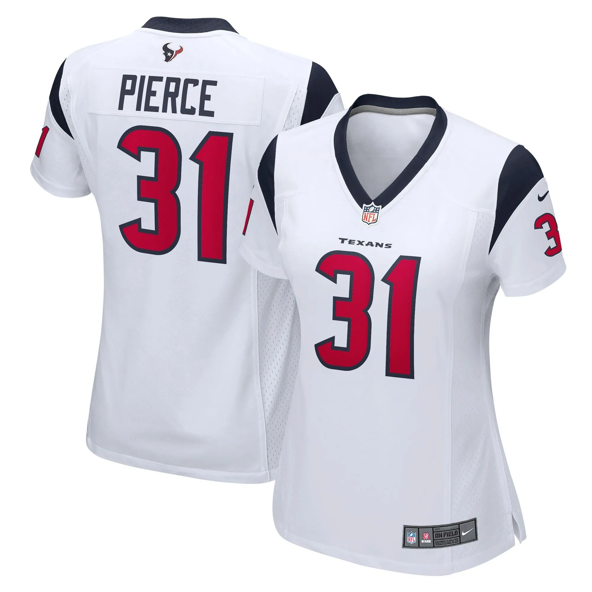 Dameon Pierce Houston Texans  Women's Game Player Jersey - White