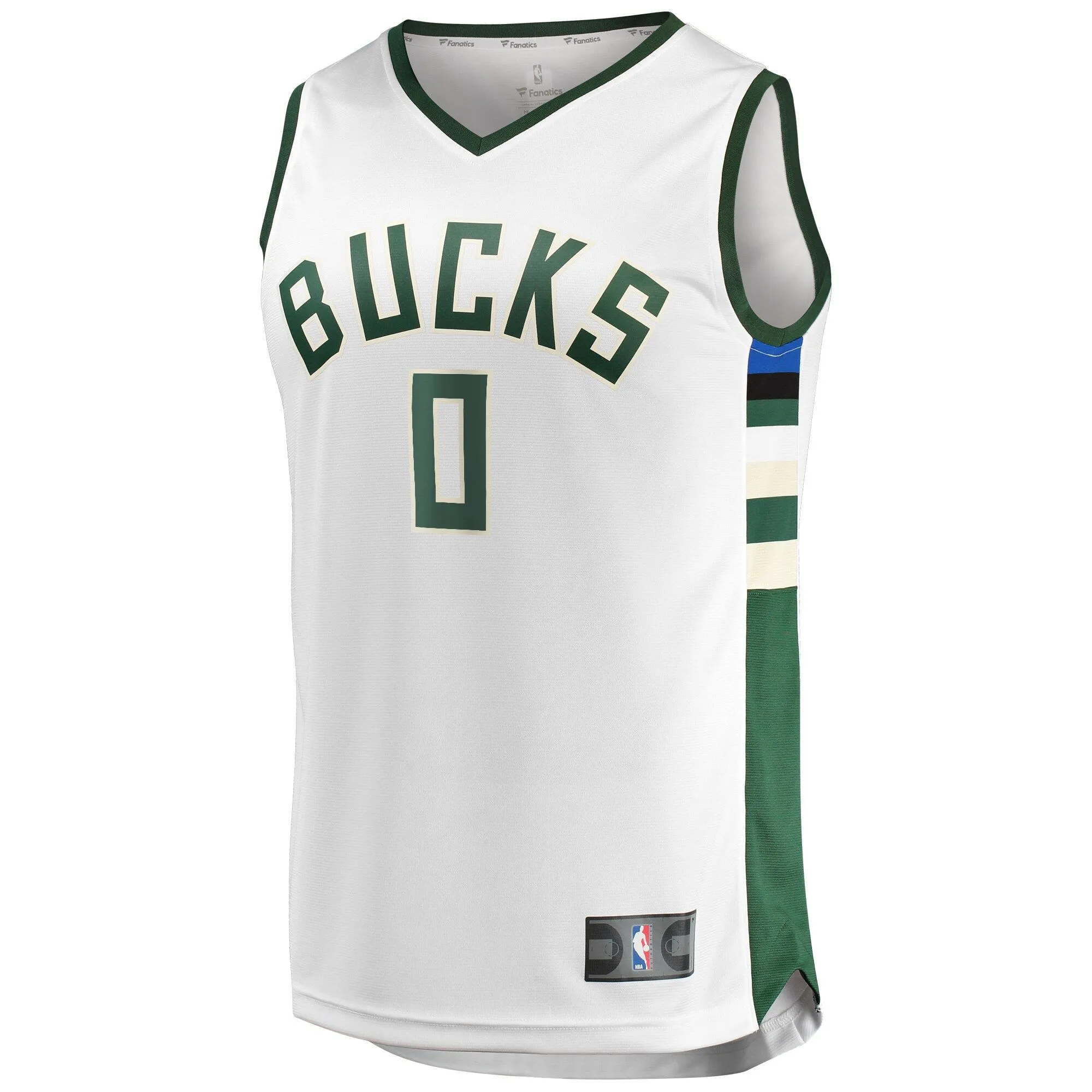 Damian Lillard Milwaukee Bucks Fanatics Branded Men's Fast Break Player Jersey - Association Edition - White