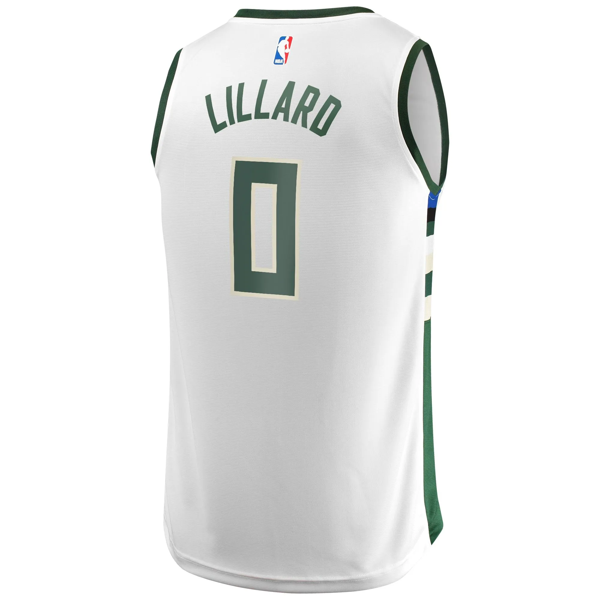 Damian Lillard Milwaukee Bucks Fanatics Branded Men's Fast Break Player Jersey - Association Edition - White